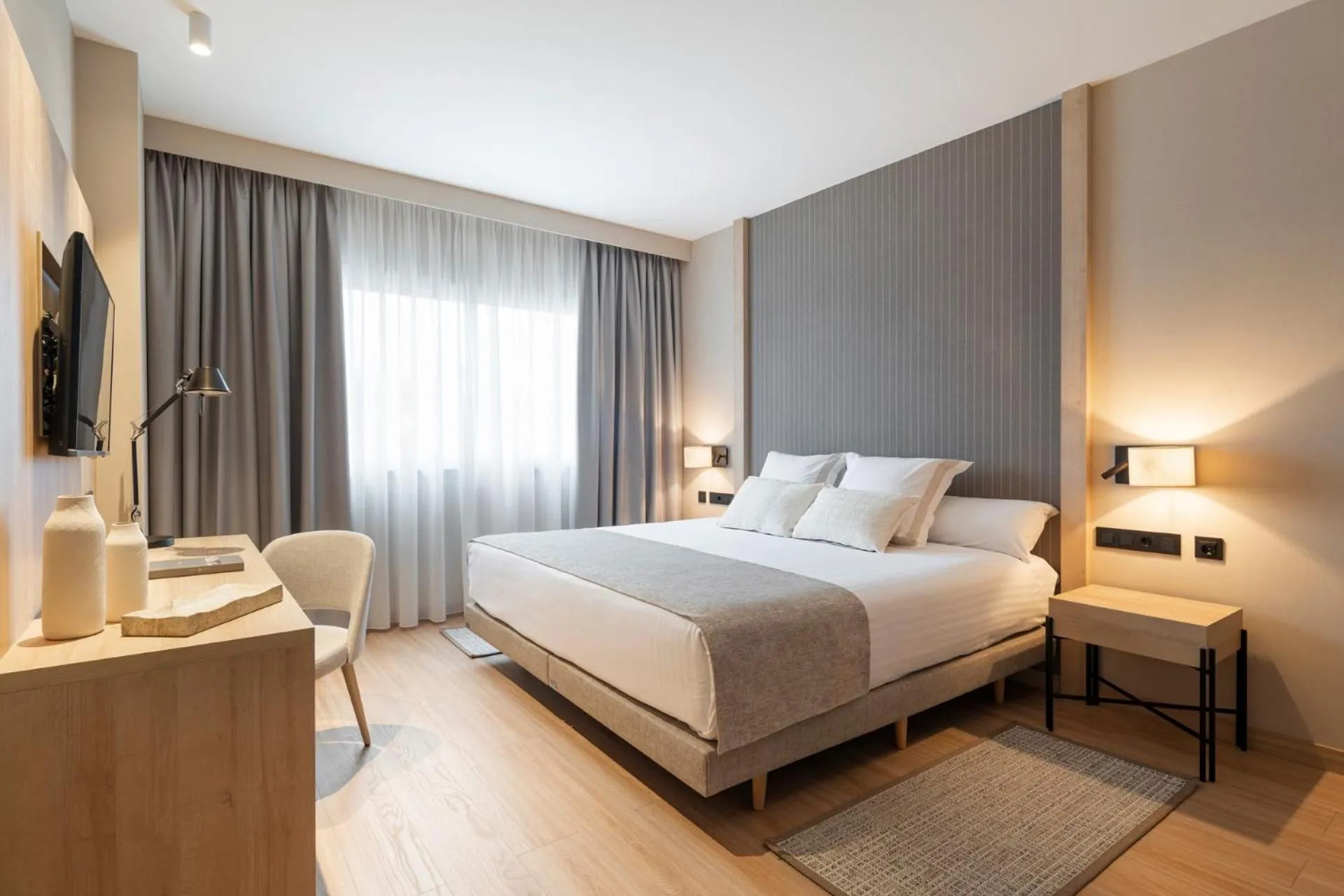 Bedroom, Bed in Aparthotel Attica21 As Galeras