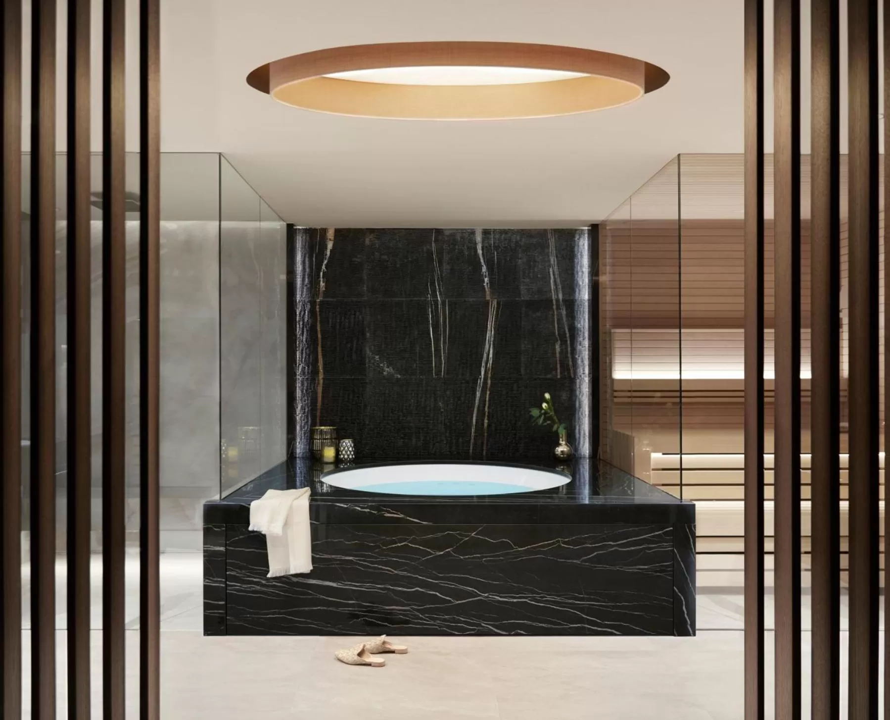 Hot Tub in Lefay Resort & SPA Dolomiti