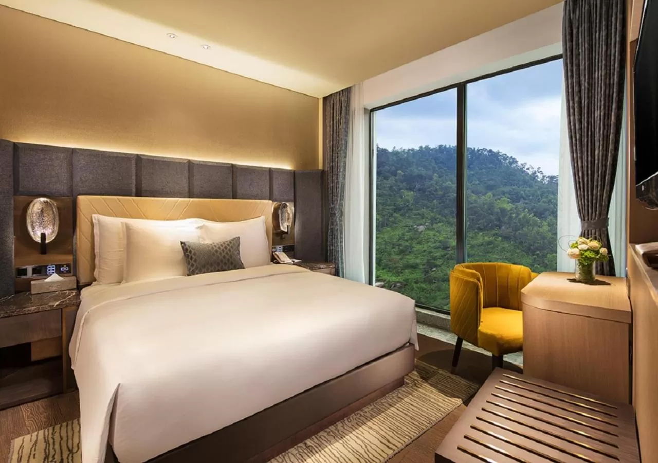 Bed in Grand Bay Hotel Zhuhai