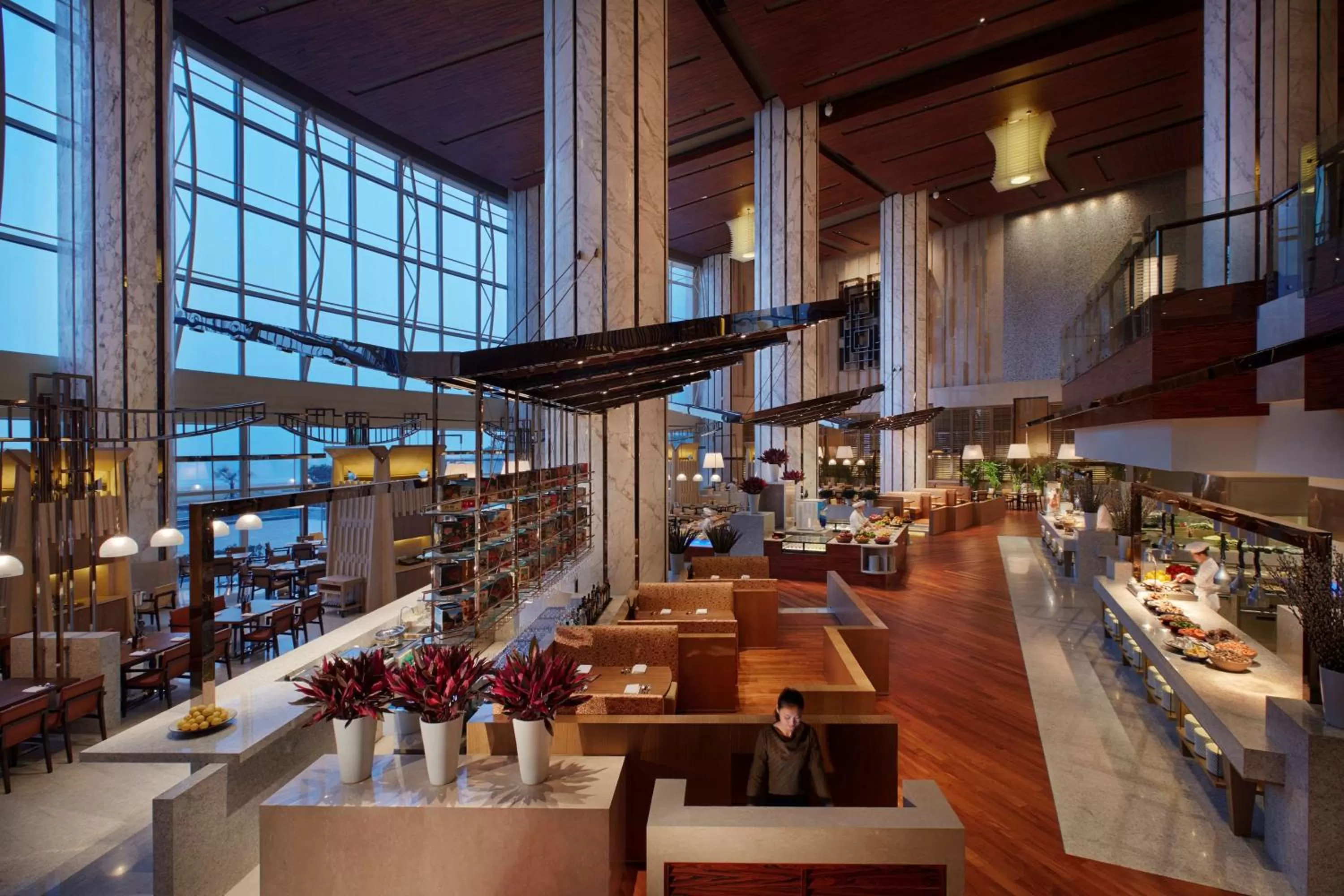 Restaurant/places to eat in Hyatt Regency Qingdao - Stone old beach - Exhibition Center