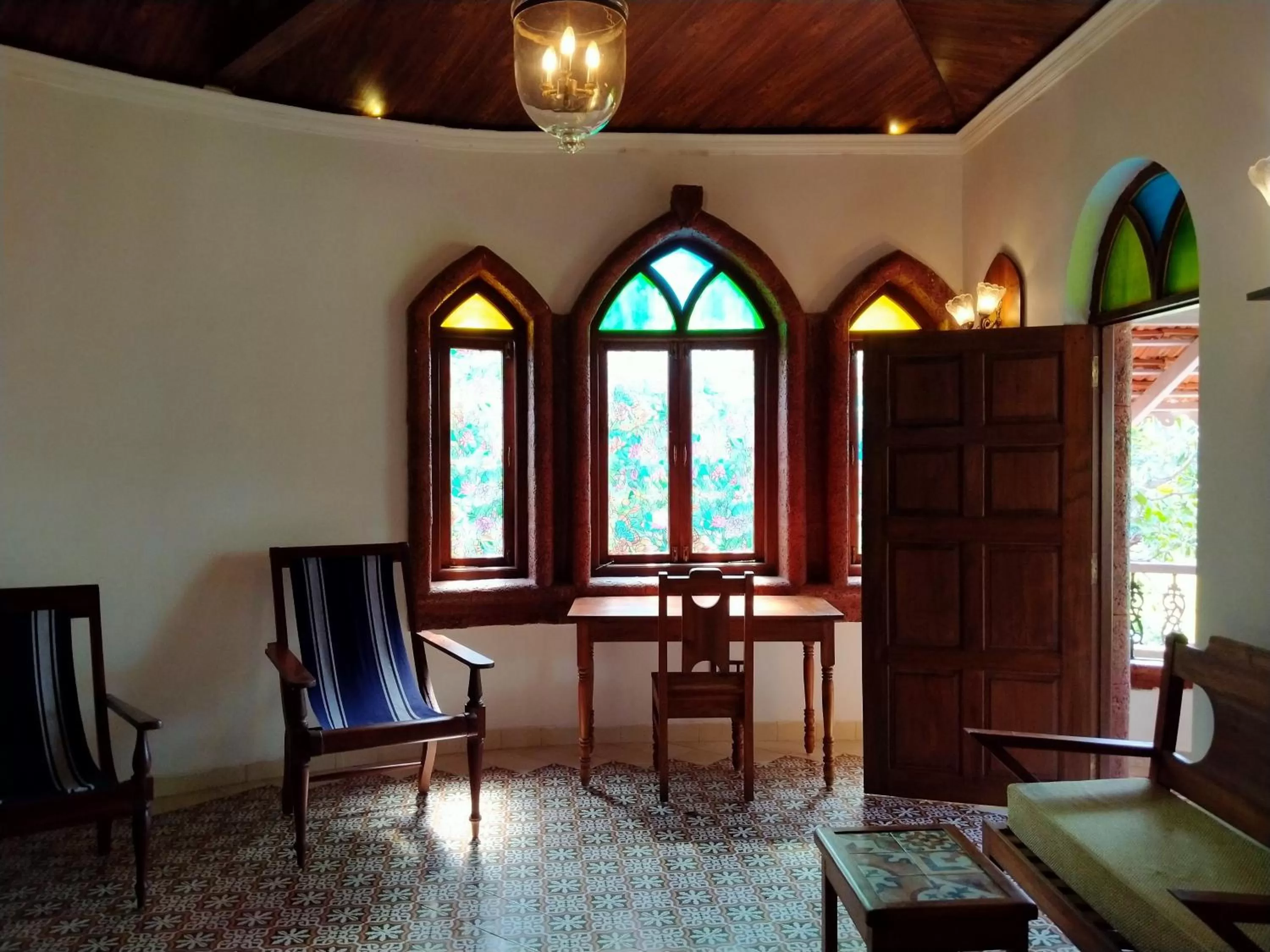 Living room in Porsu