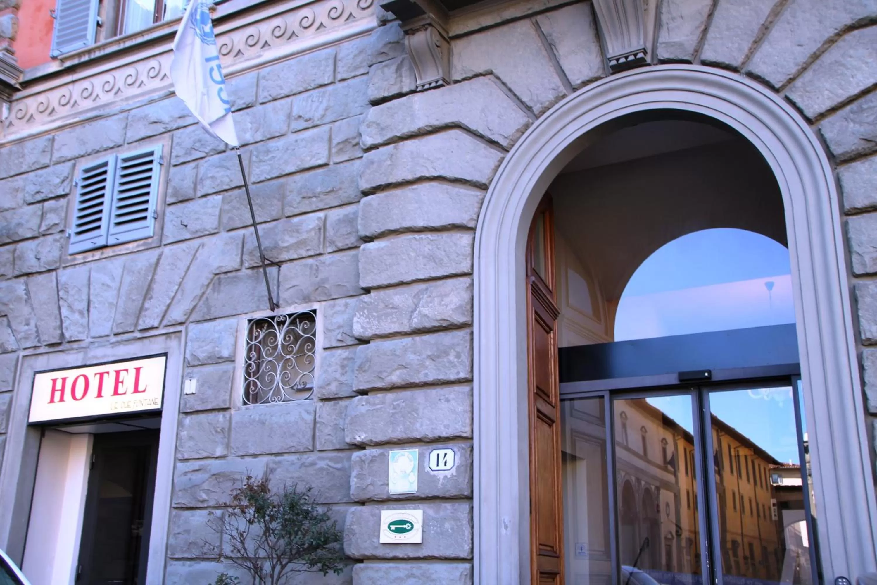 Facade/entrance in Hotel Le Due Fontane