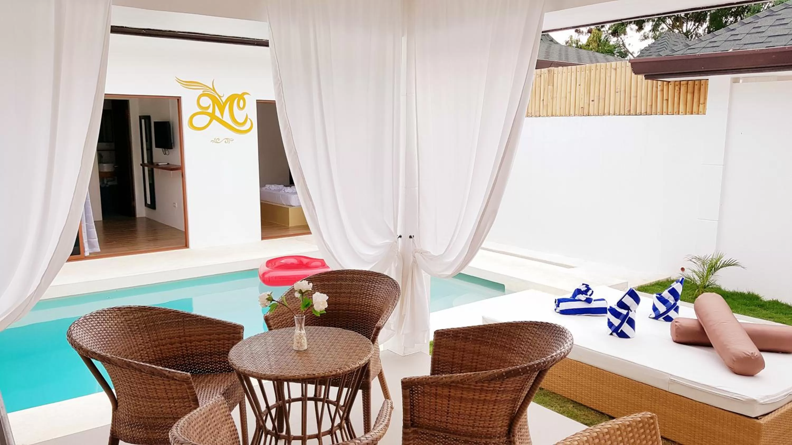 Patio in Montecarlo Villas Panglao