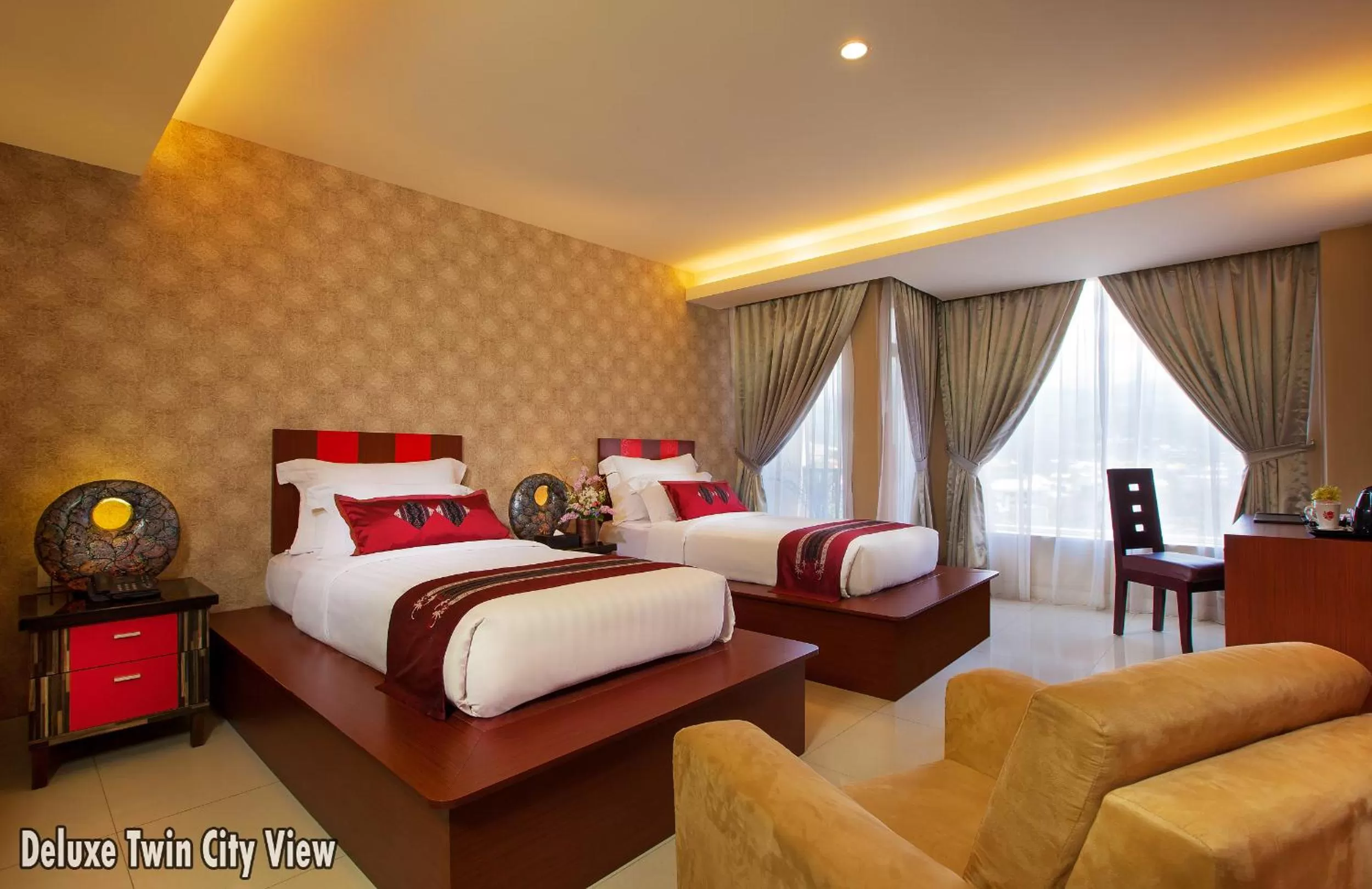 Bed in Lion Hotel & Plaza Manado