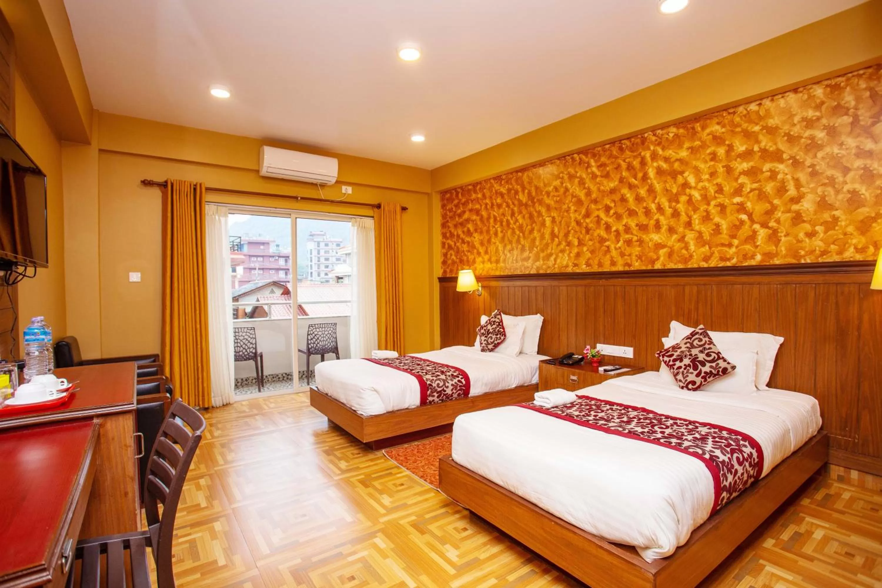 Photo of the whole room, Bed in Hotel Iceland