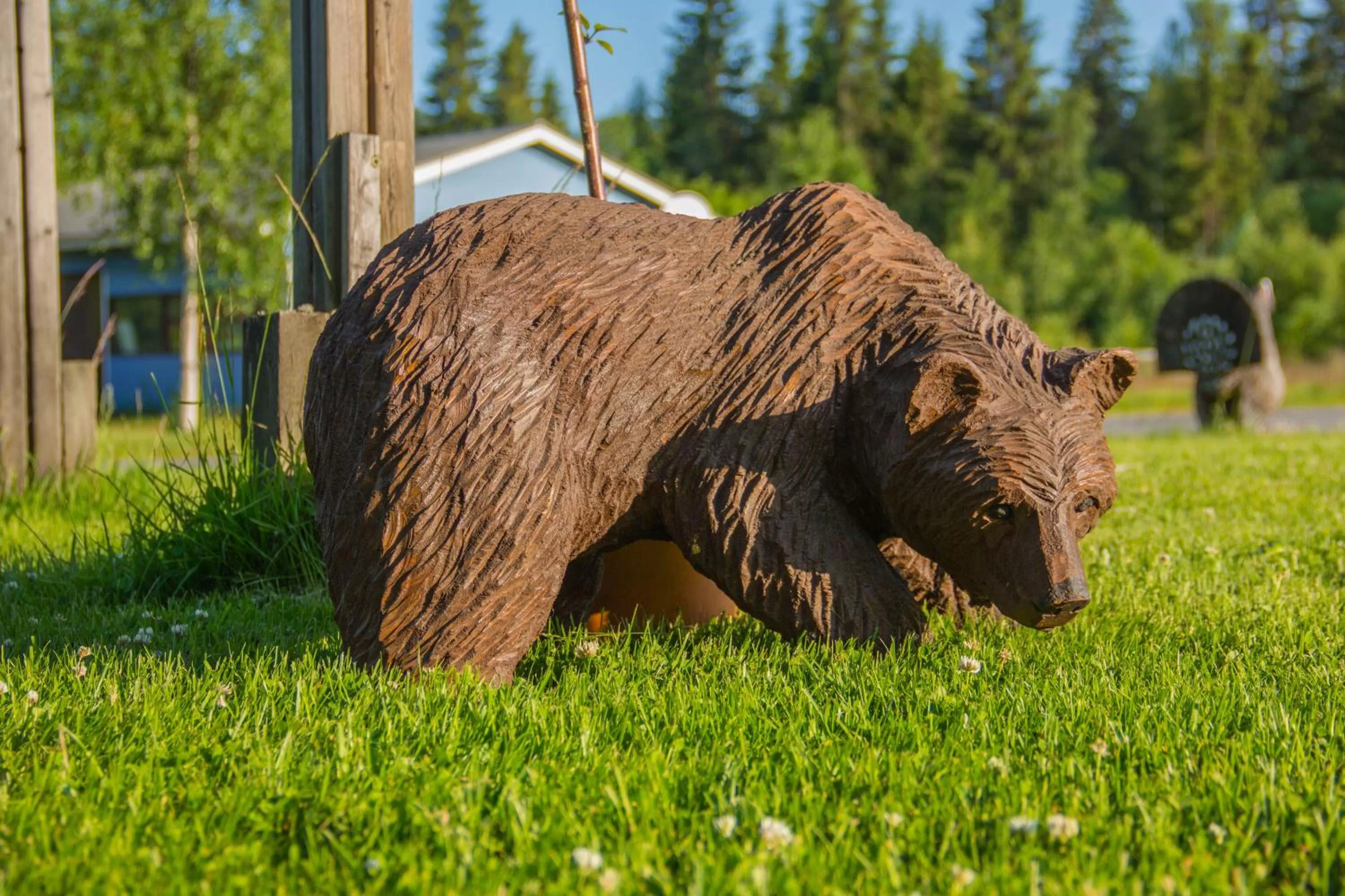 Garden in Motelli Rovaniemi