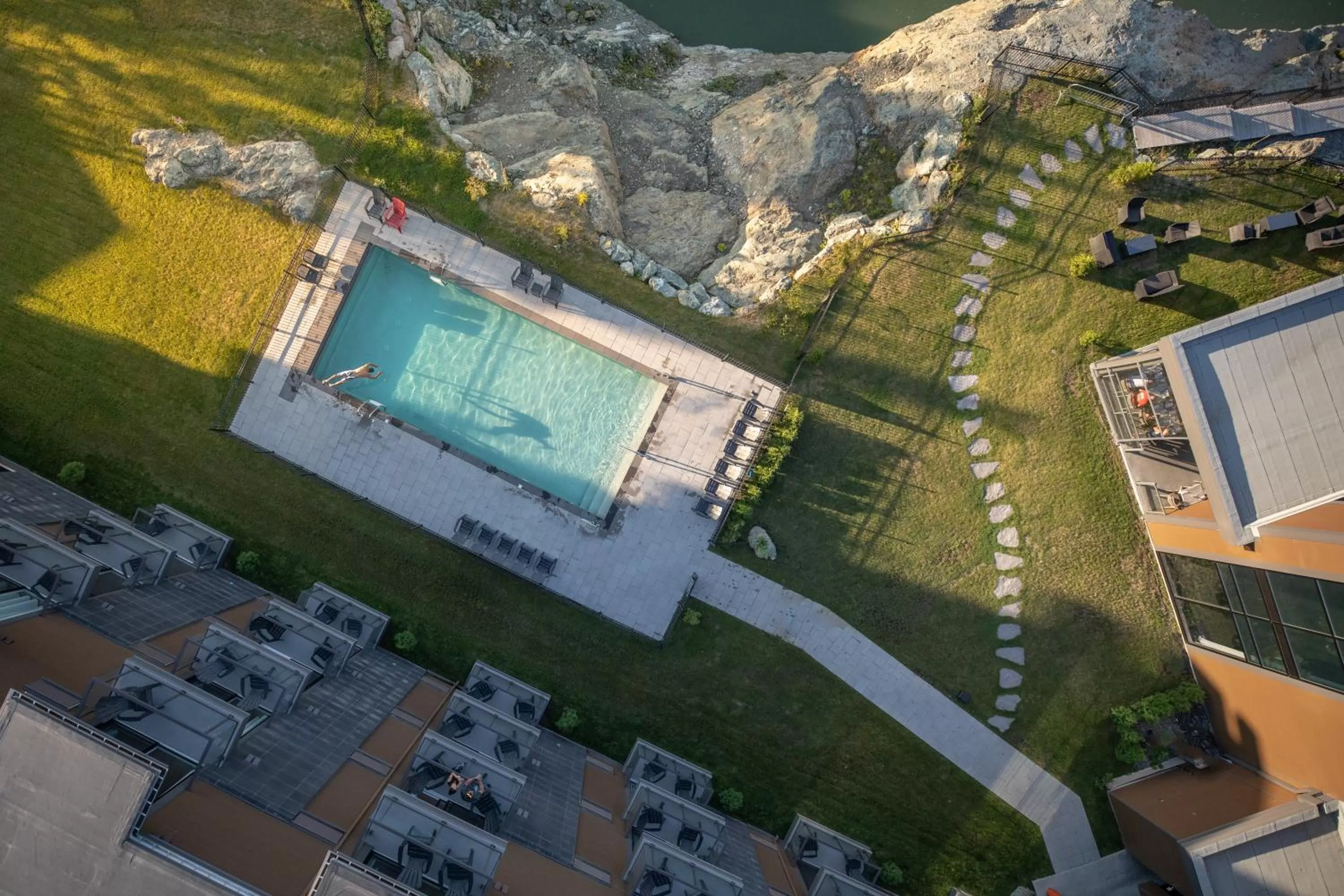 Property building in Hôtel du Domaine, centre de villégiature et de congrès