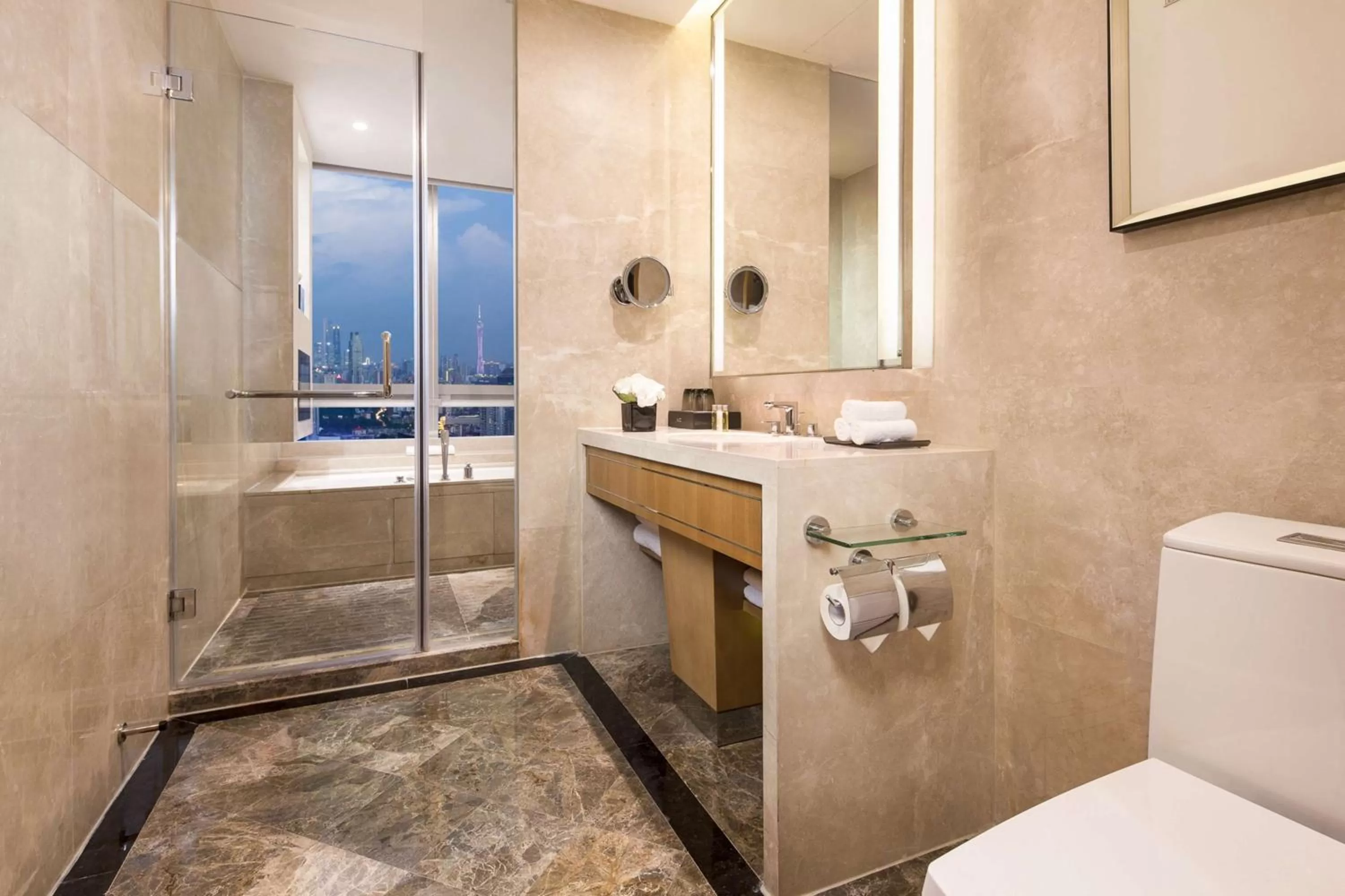 Bathroom in DoubleTree by Hilton Guangzhou - Near Beijing Road Pedestrian Street