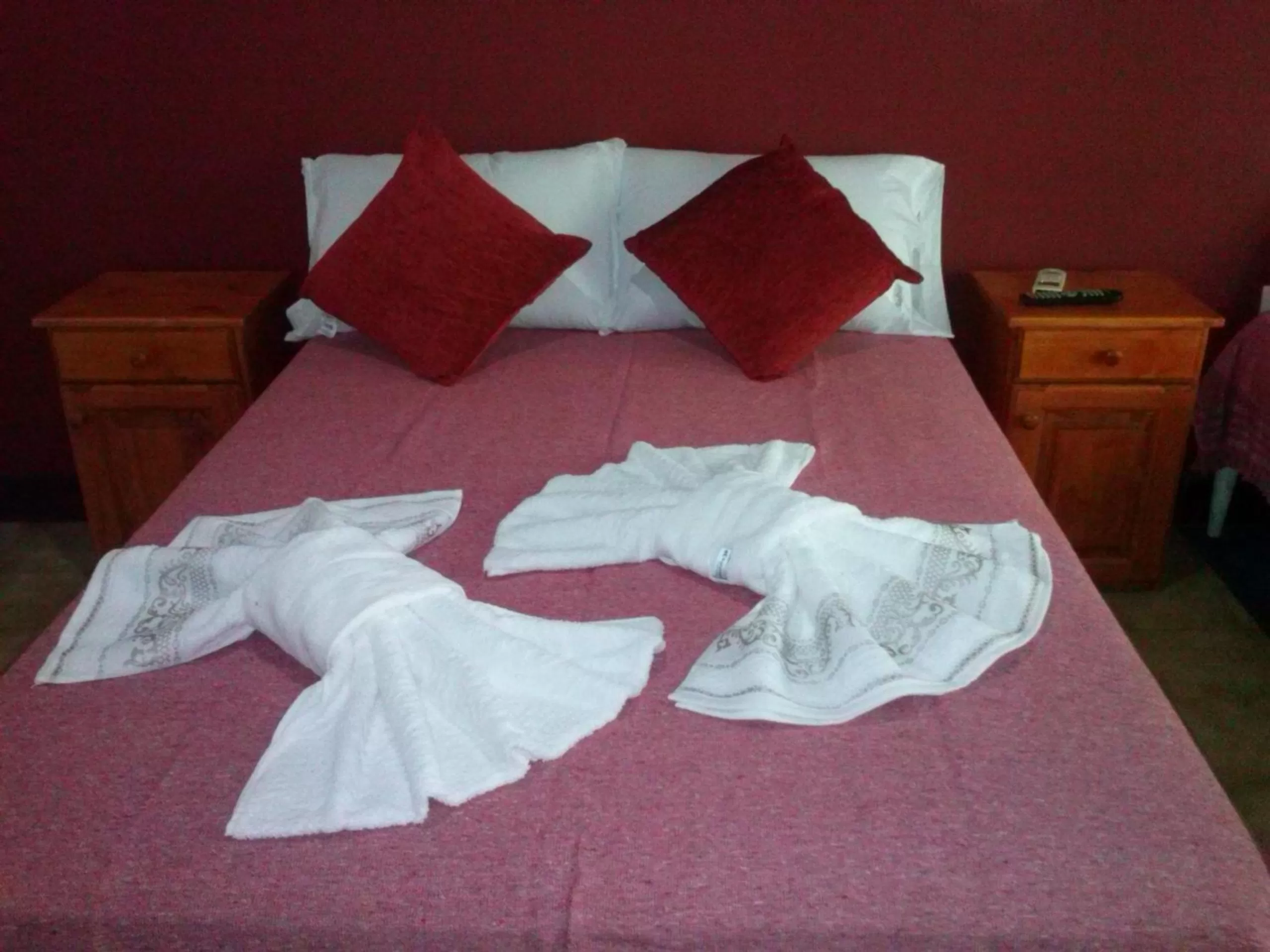 Bed in Petit Hotel Caraguata