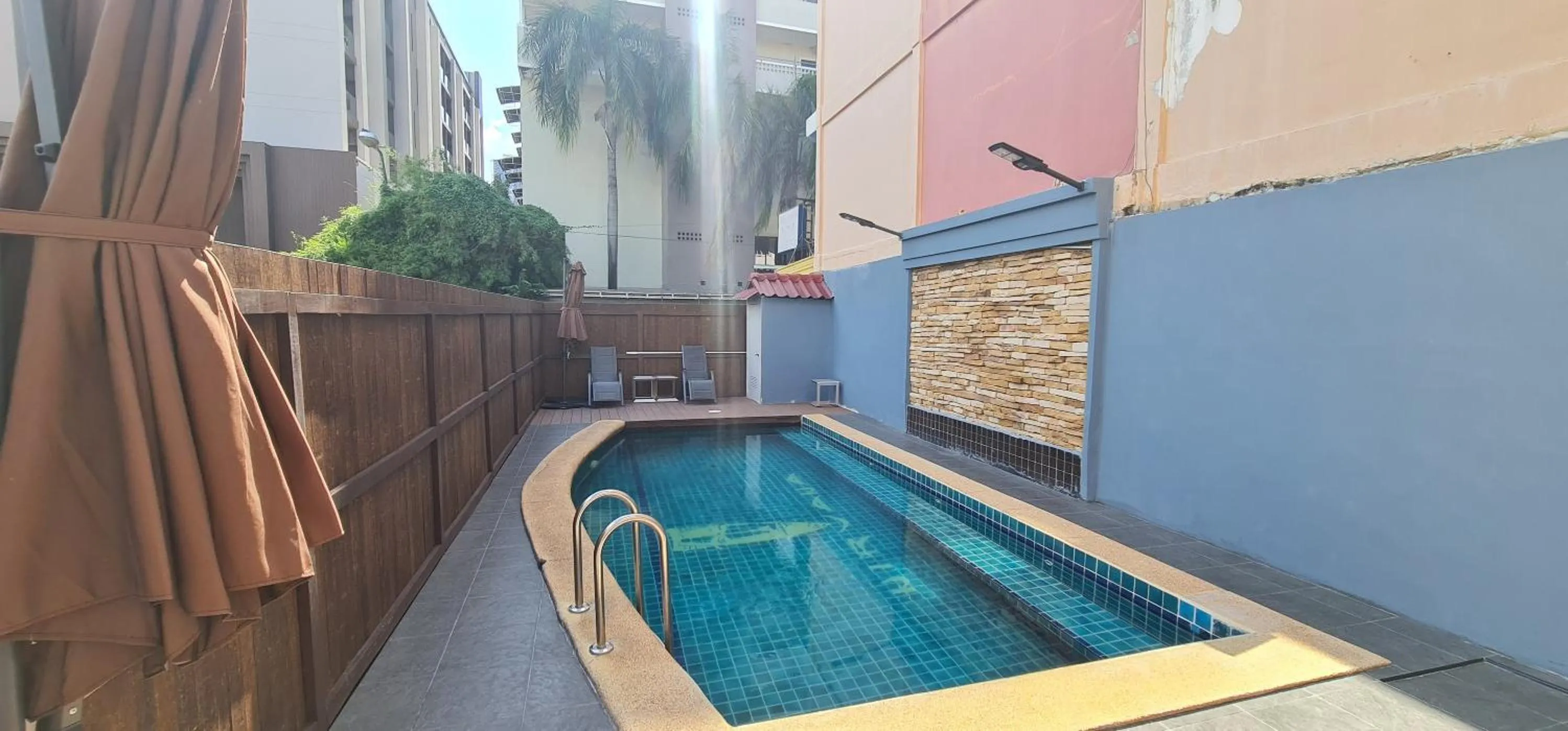Swimming pool in Nirvana Boutique Suites