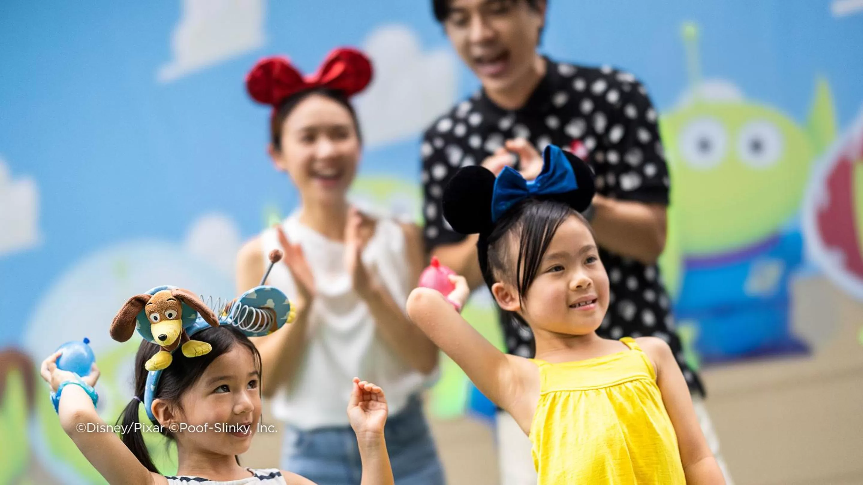 children in Hong Kong Disneyland Hotel