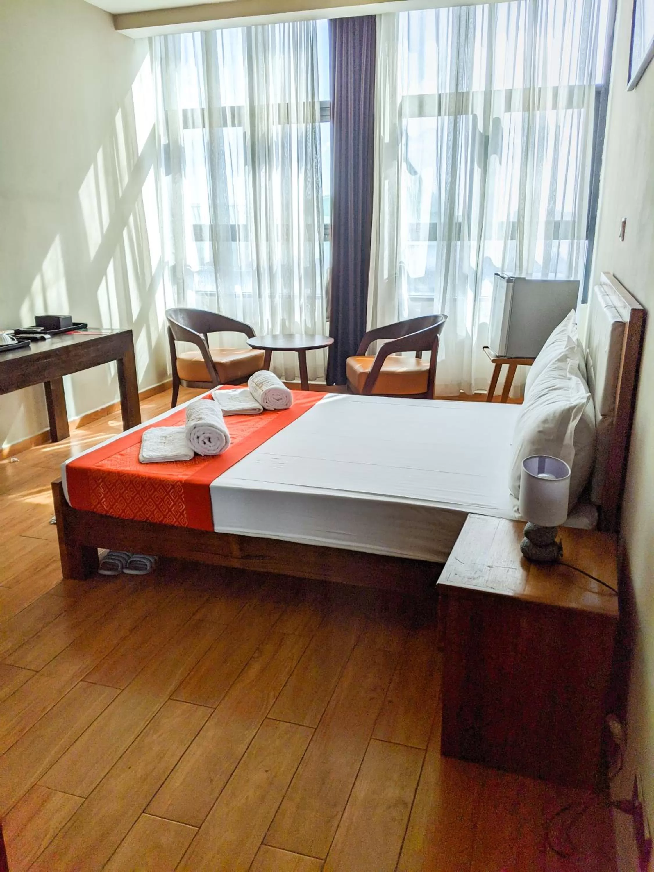 Bed in Valiha Hotel Antananarivo