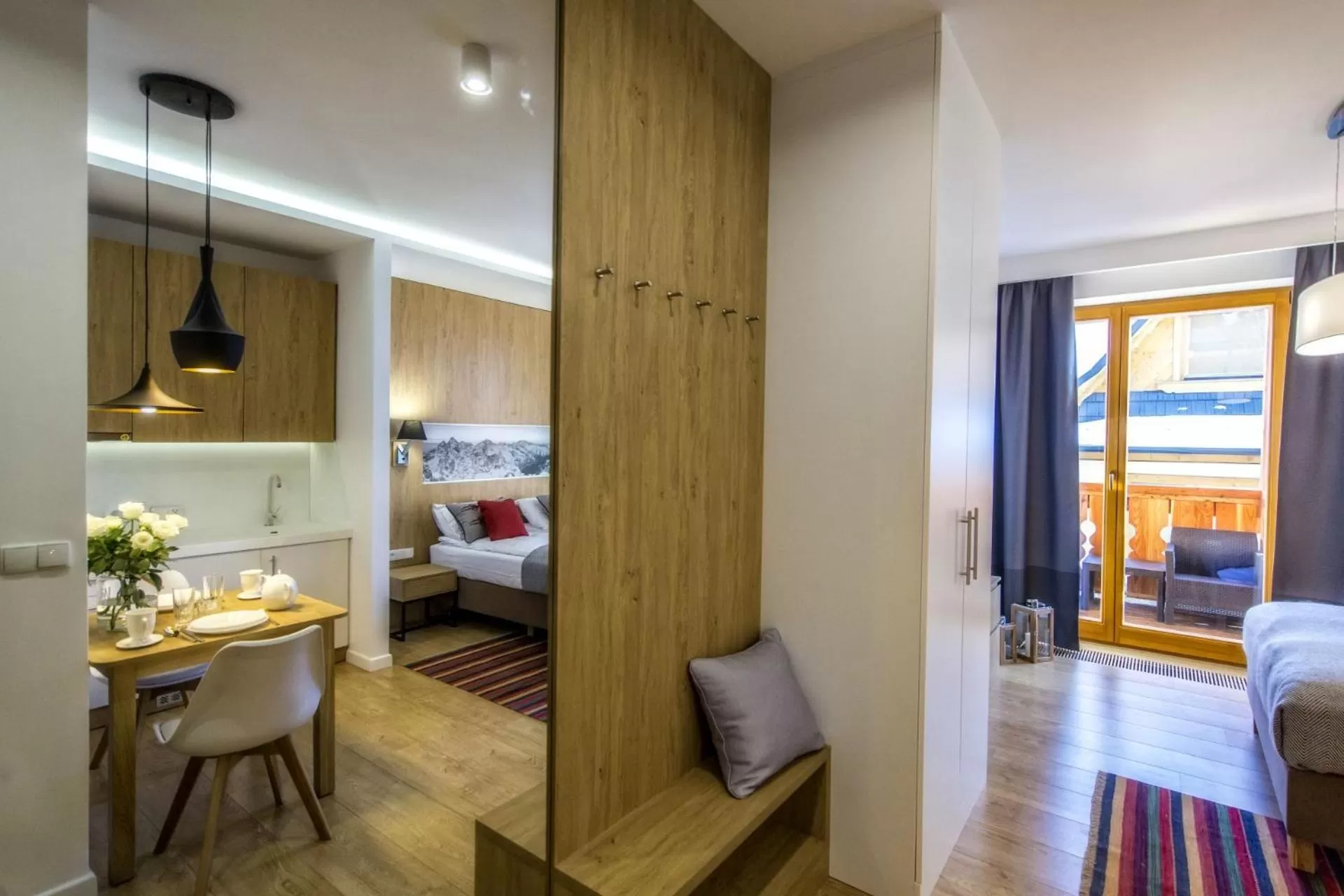 Bed in Aparthotel Giewont