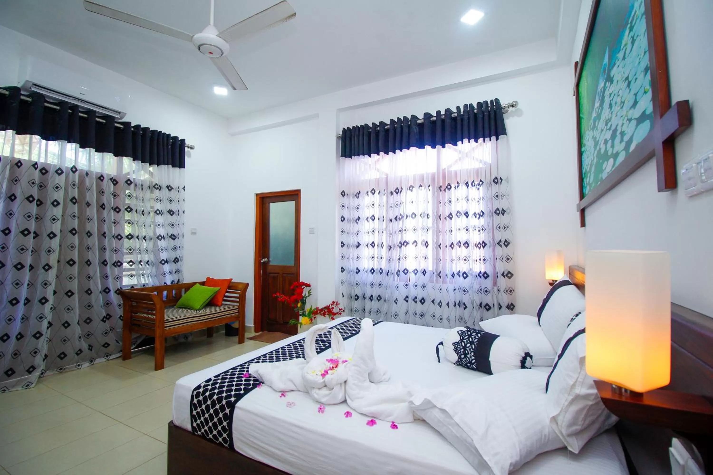 Bedroom, Bed in Dedunu Home Bentota