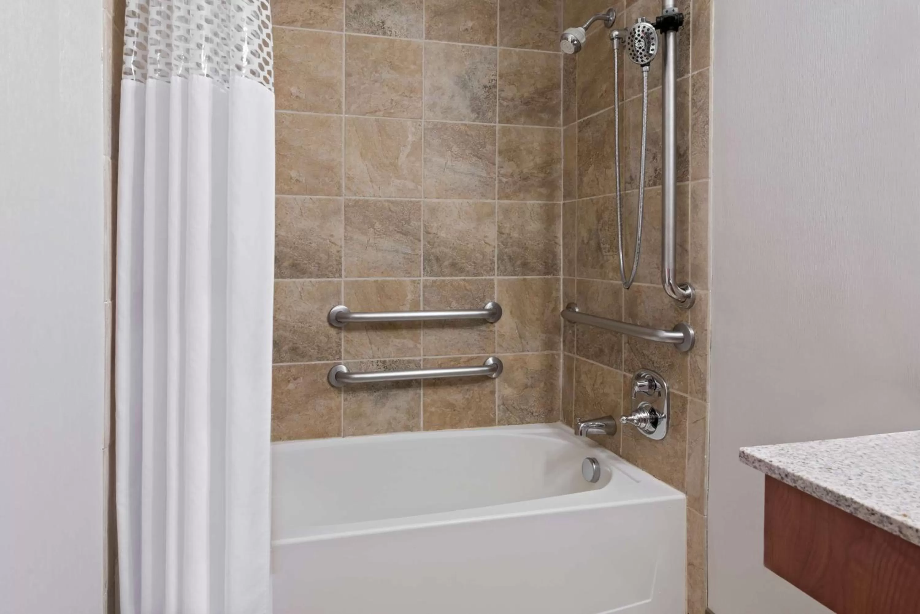 Bathroom in Hampton Inn Danbury