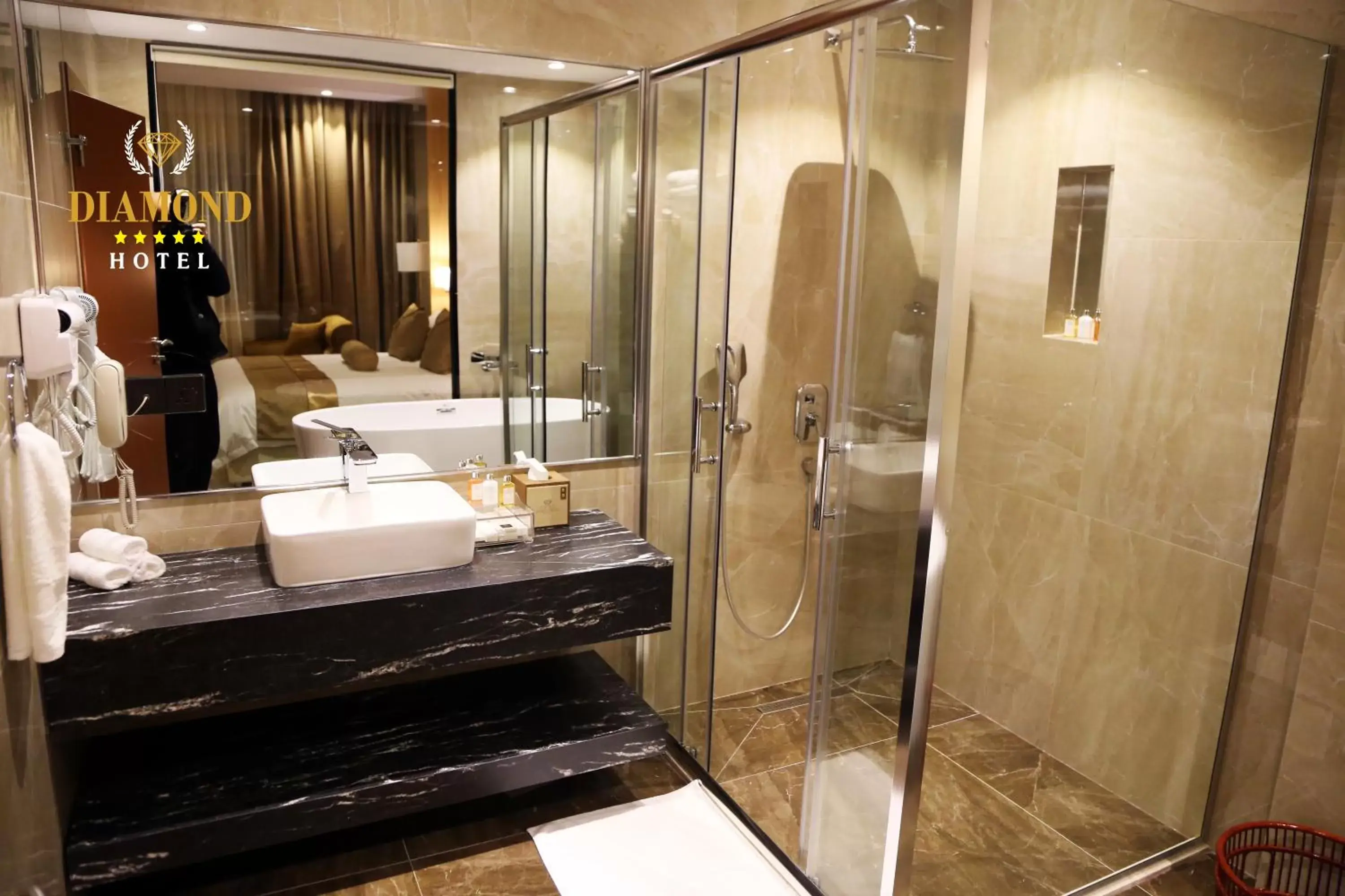 Standard Double Room in Hotel Diamond Prishtina Standard Double Room in Hotel Diamond Prishtina