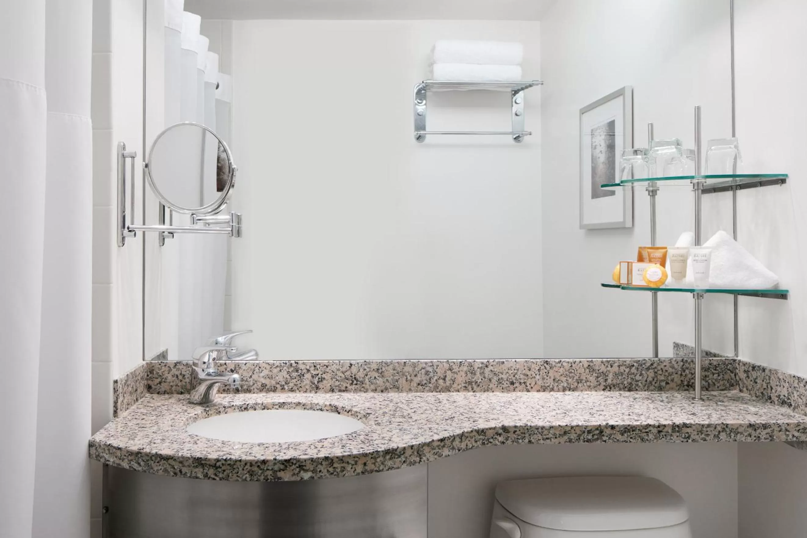 Bathroom in Club Quarters Hotel Downtown, Houston