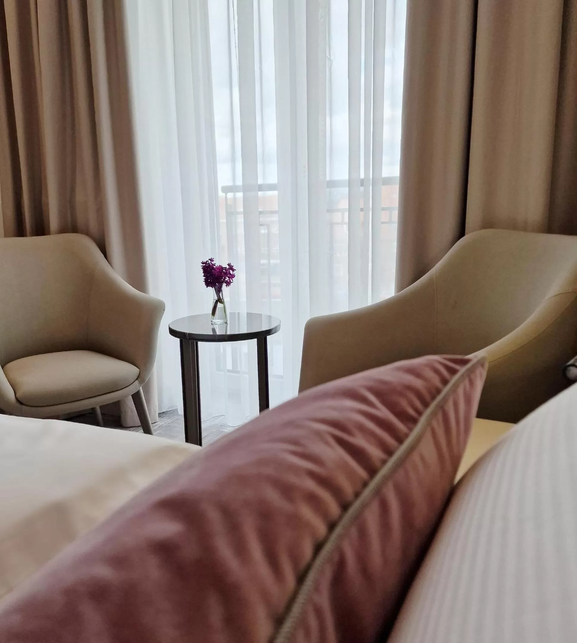 Bed in Hotel Kaiserhof