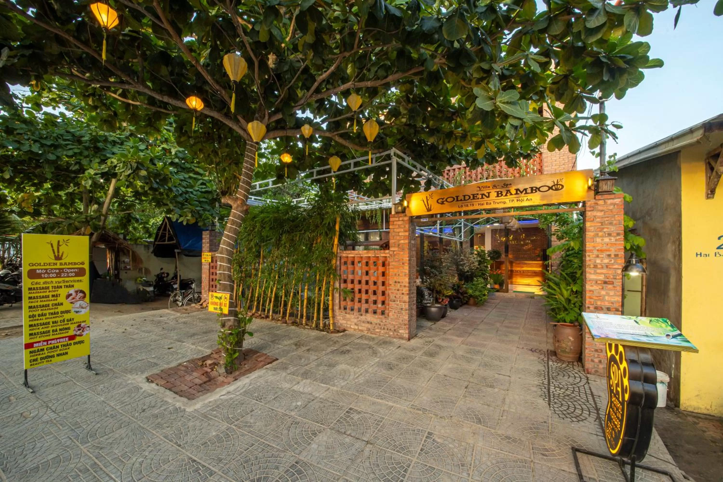 Property building in Hoi An Golden Bamboo An Bang Beach Villa & Spa