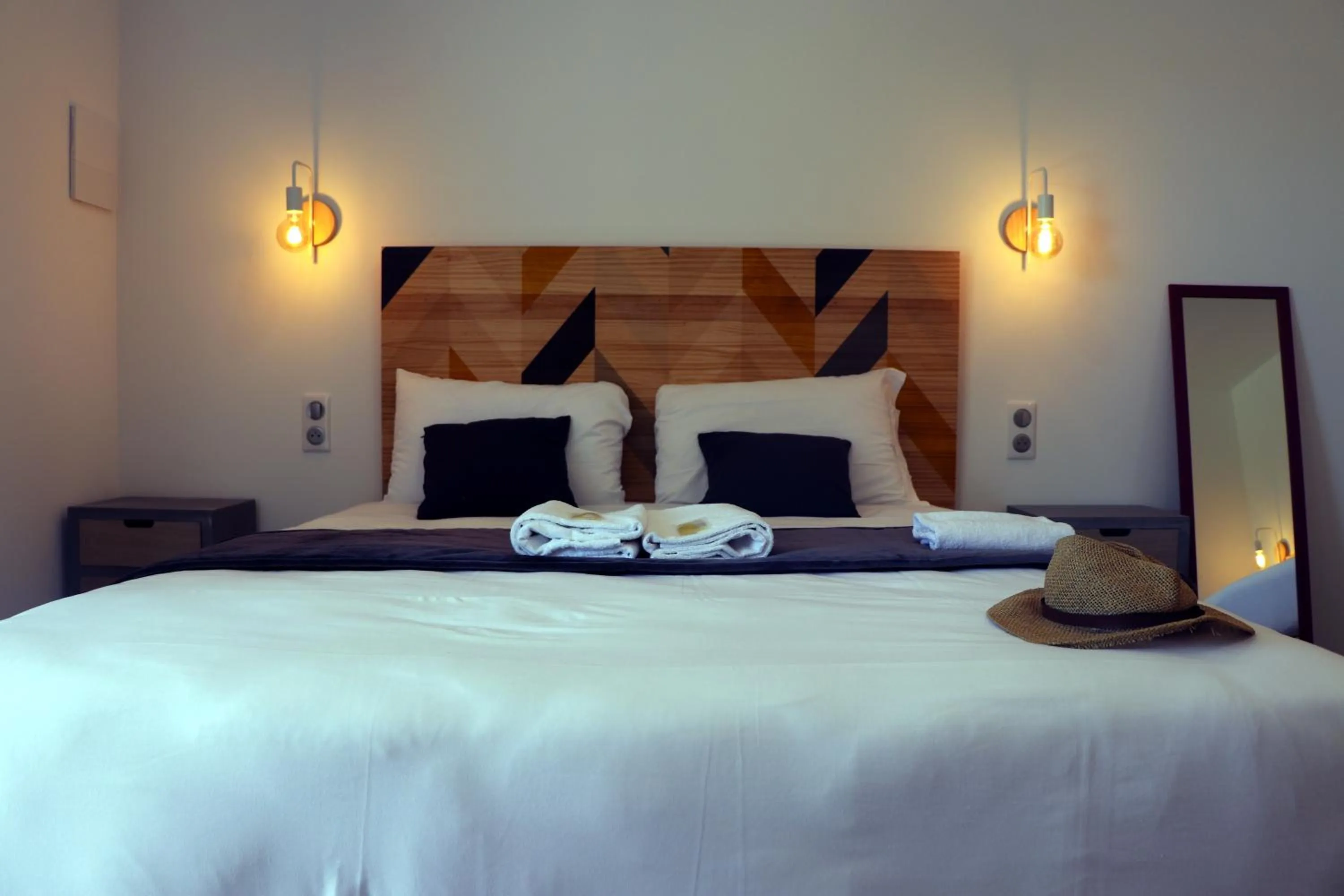 Bed in Hôtel Padolo