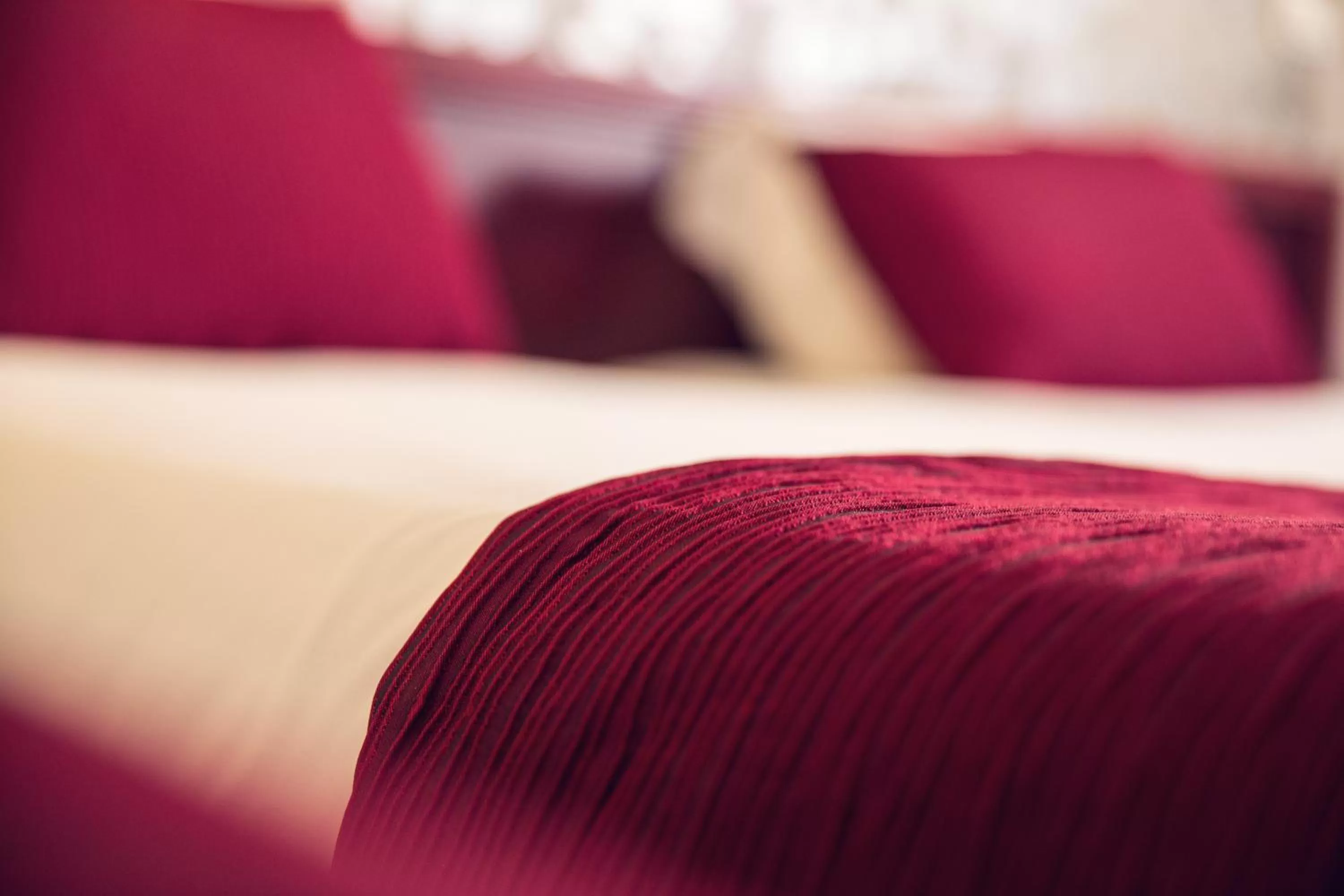 Decorative detail, Bed in Timhotel Paris Gare de Lyon