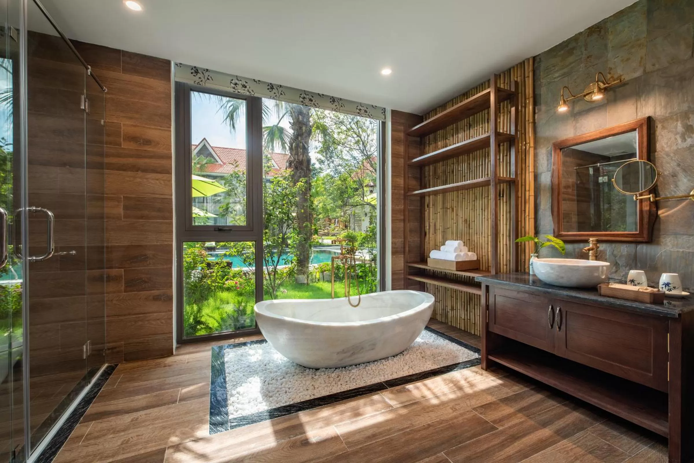 Bathroom in Bai Dinh Riverside Resort & Spa