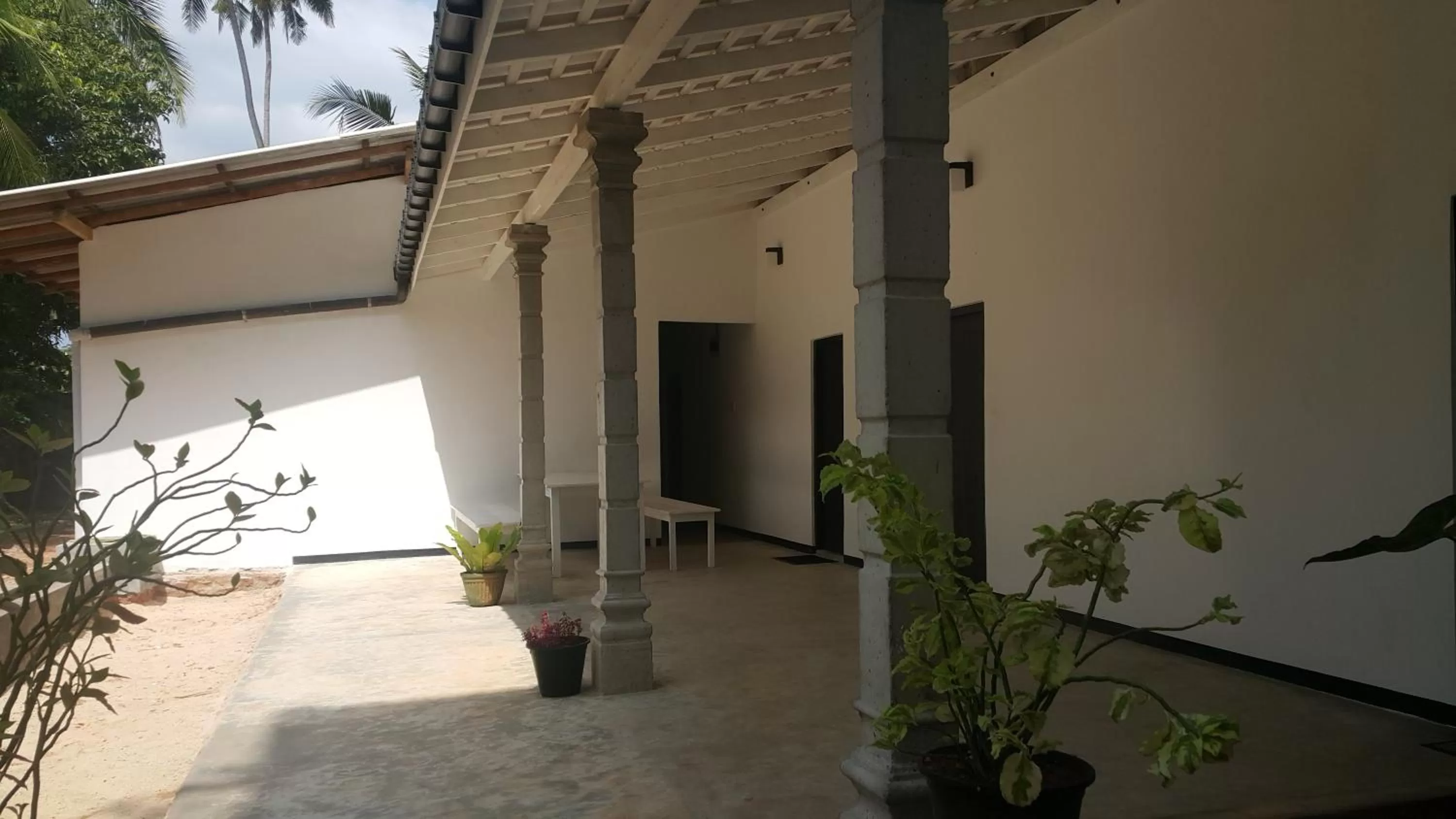 Seating area in Green Almond Hotel