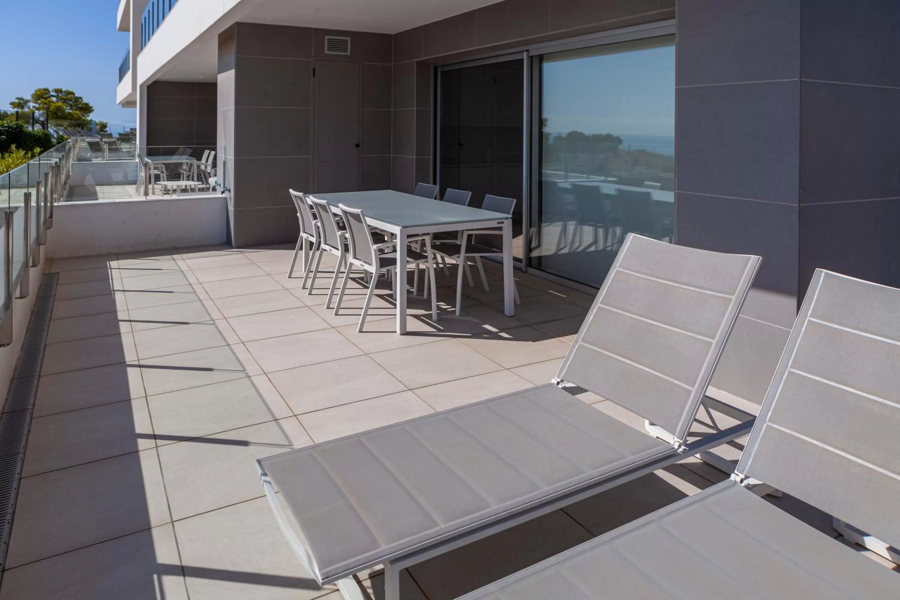 Balcony/Terrace in Blue Line Apartment Hotel - Be Line Group