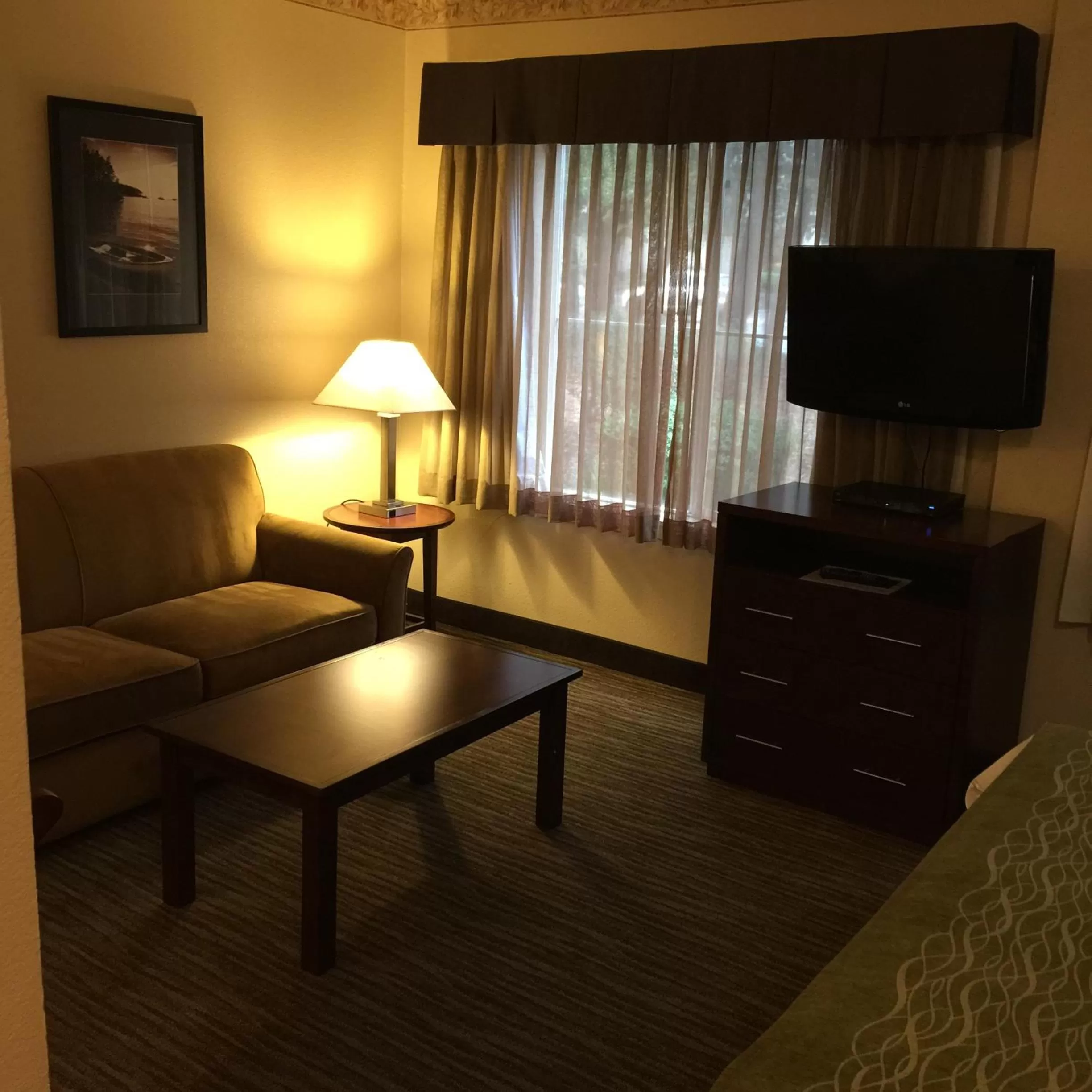 Living room in Hawthorn Suites by Wyndham Rancho Cordova/Folsom