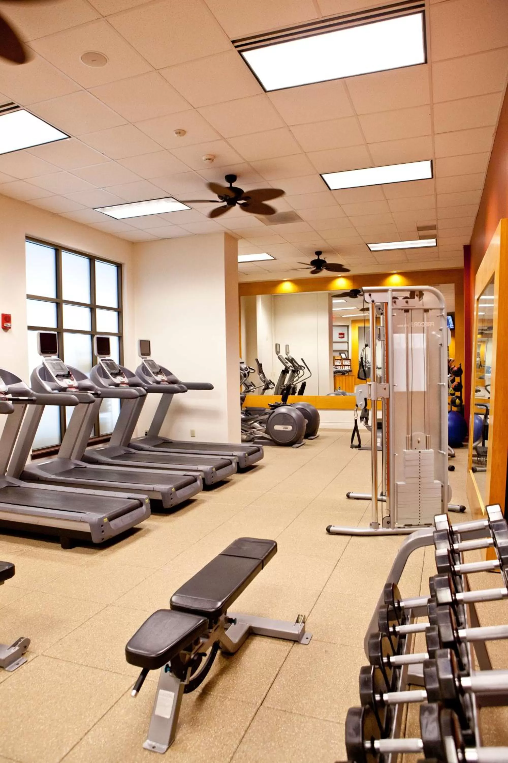Fitness centre/facilities in Embassy Suites by Hilton Charlotte Concord Golf Resort & Spa