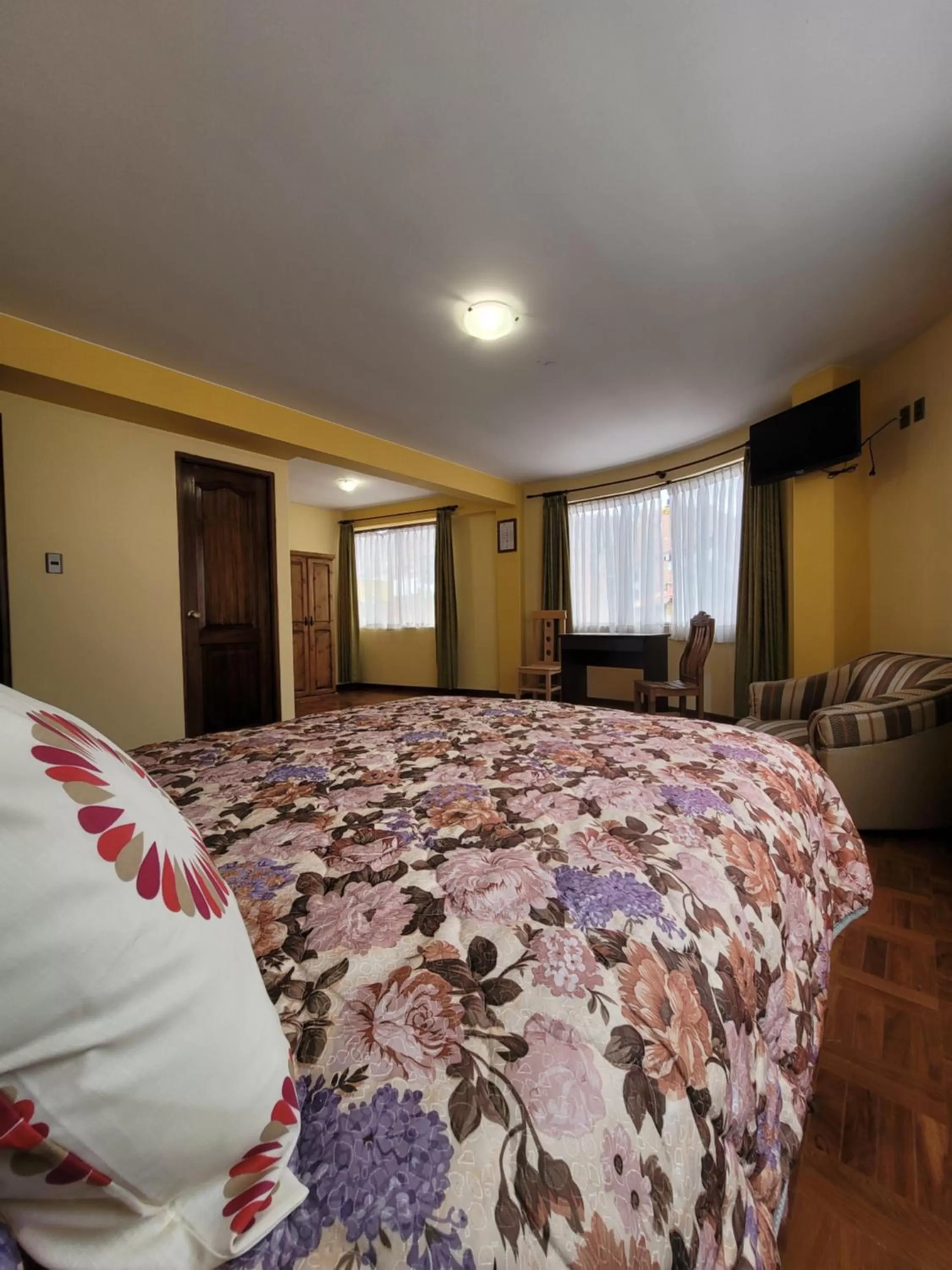 Bed in Hotel Nuevo Sol