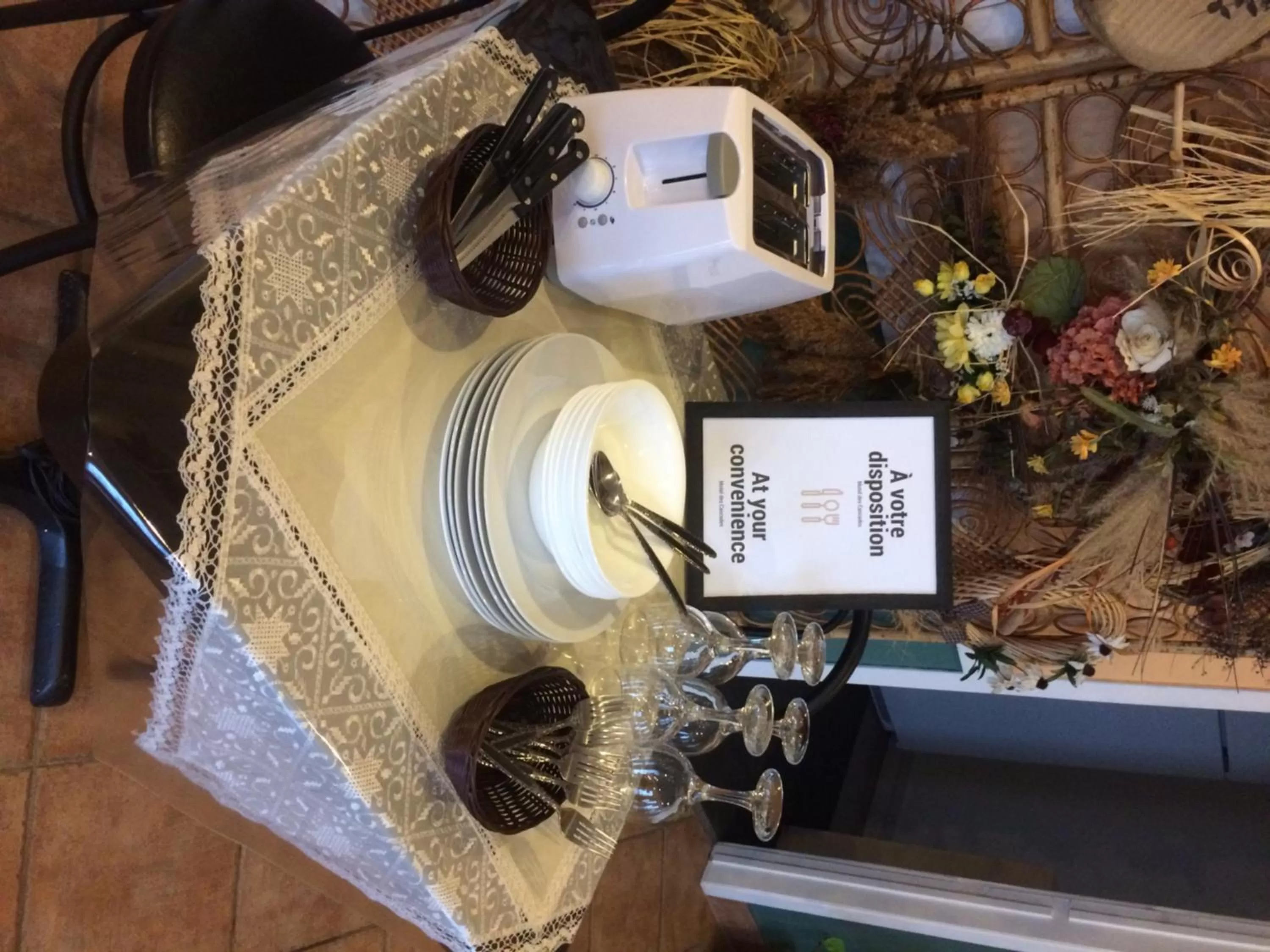 Area and facilities in Motel Des Cascades