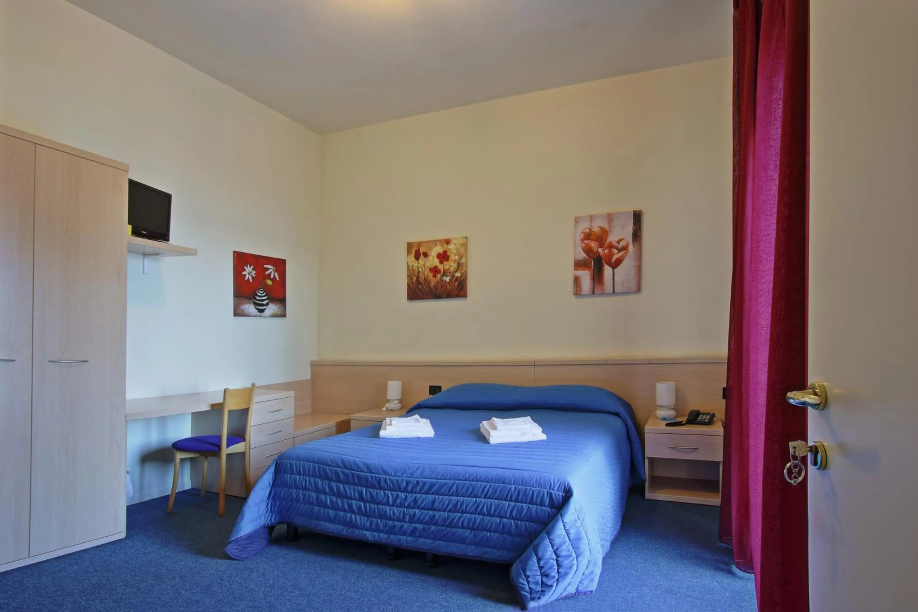 Bed in Hotel Aquavite