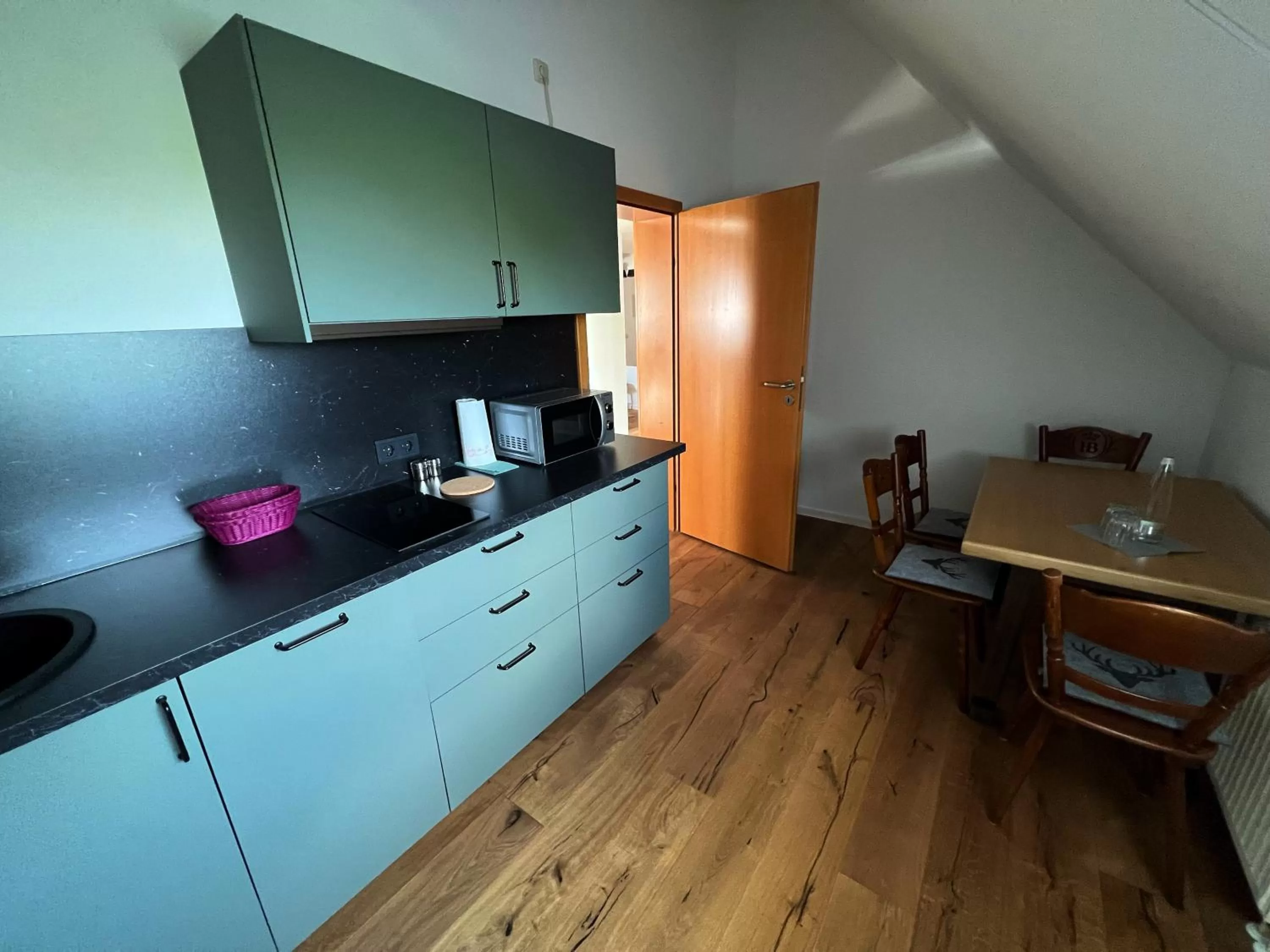 Kitchen or kitchenette in Hotel Prinz