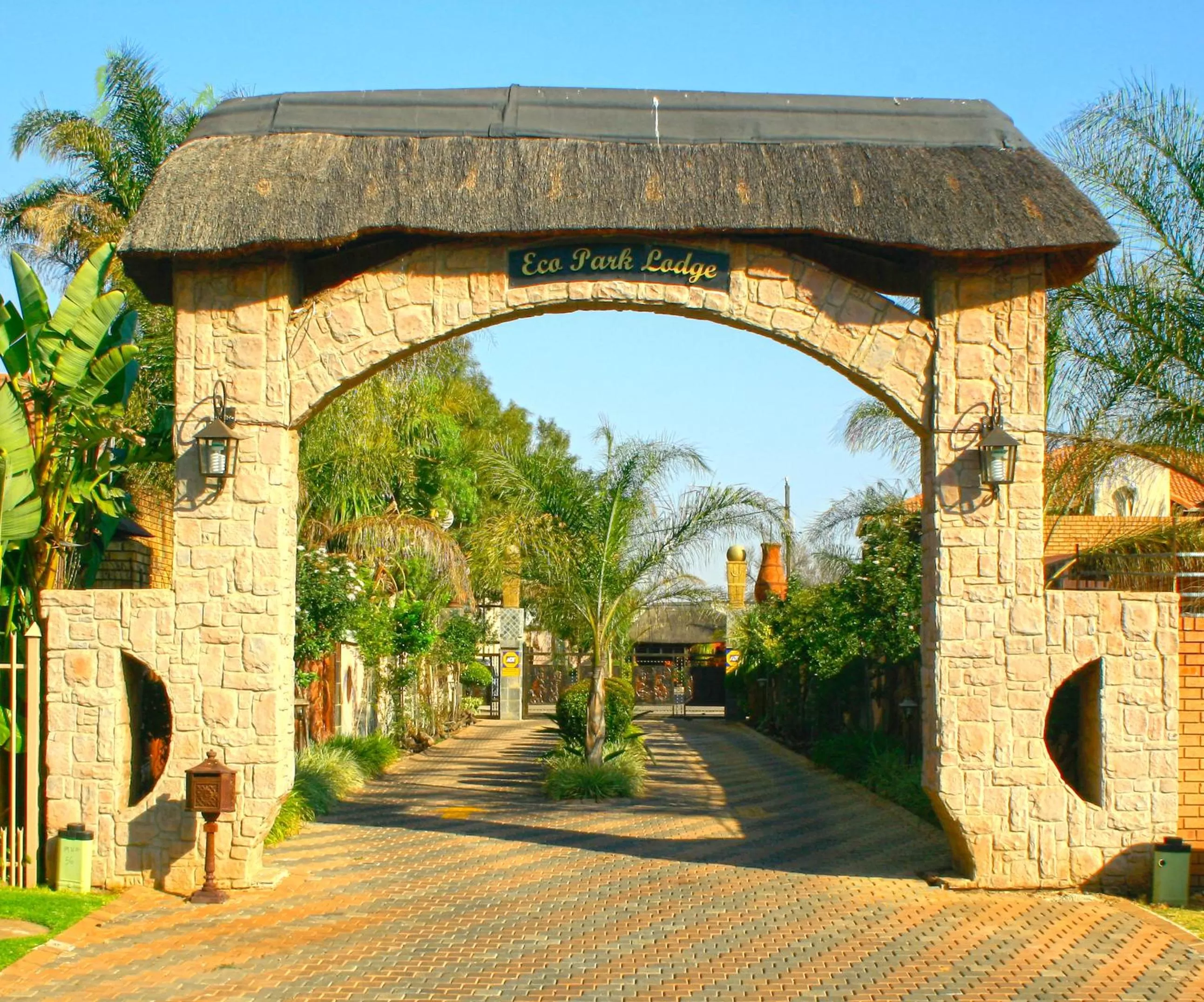 Facade/entrance in Eco Park Lodge