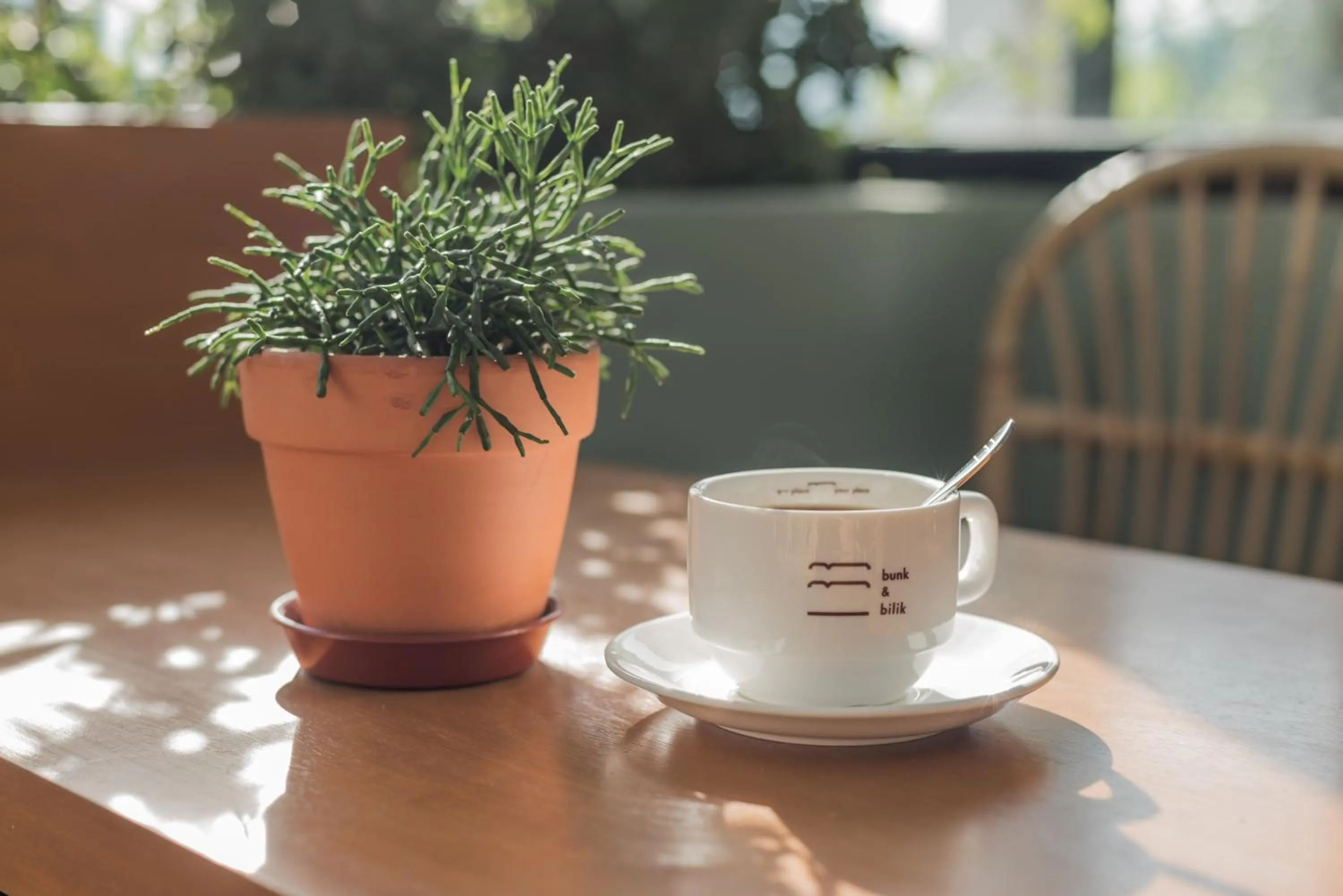 Seating area in Bunk & Bilik Hotel Jalan Ipoh