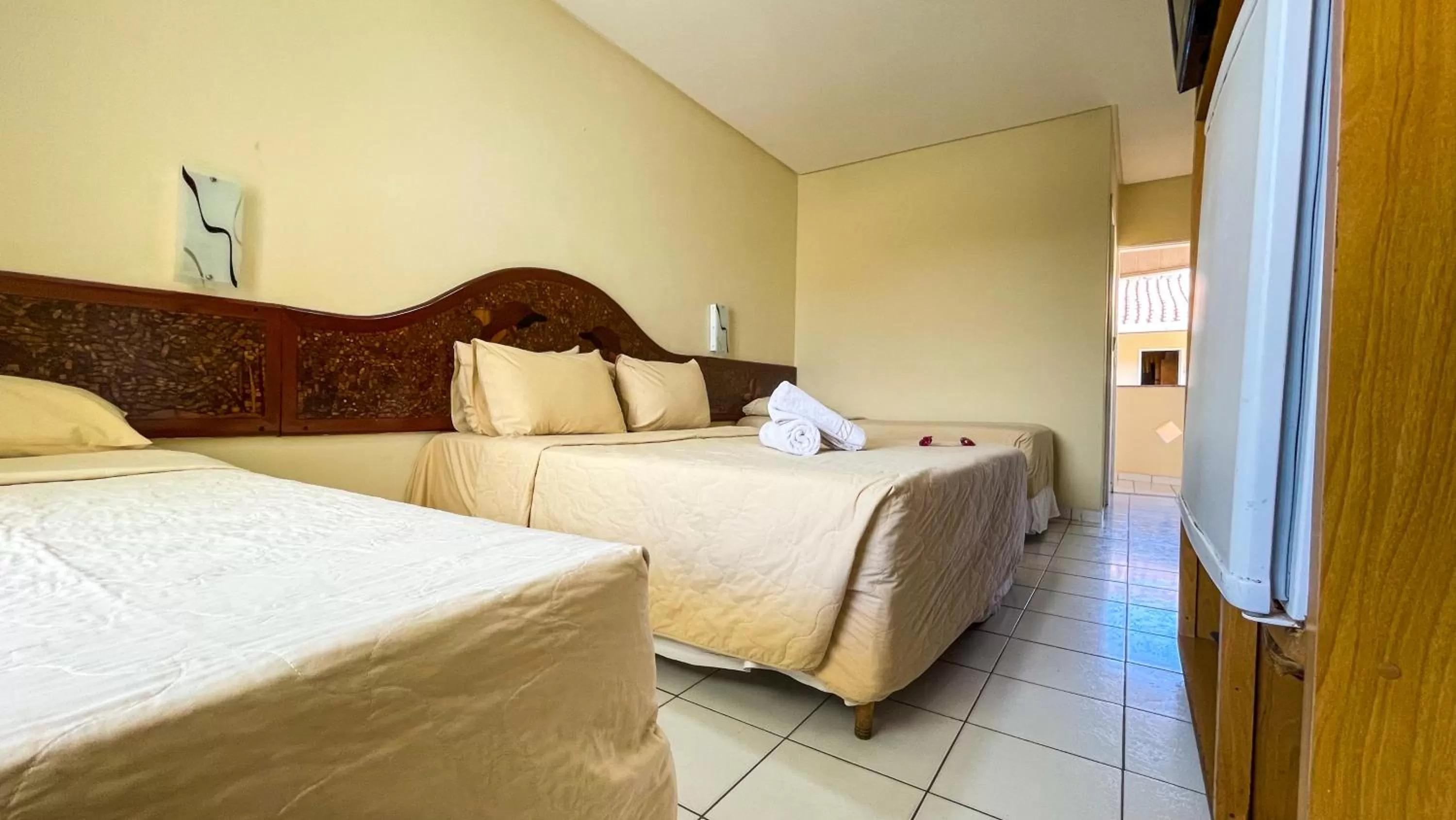 Bedroom, Bed in Rede Andrade Terra Brasil