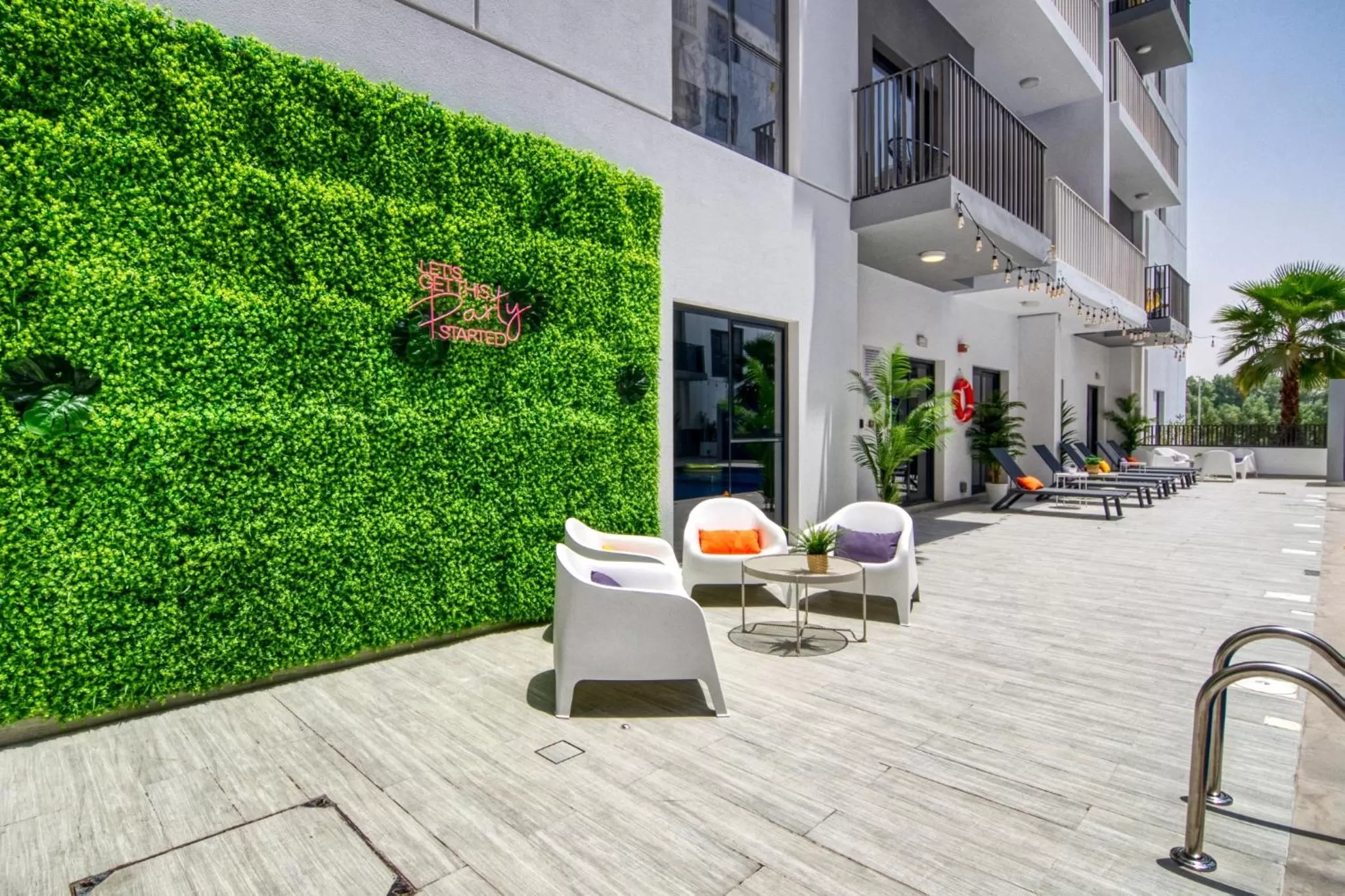 Swimming pool in YouCo coliving Dubai