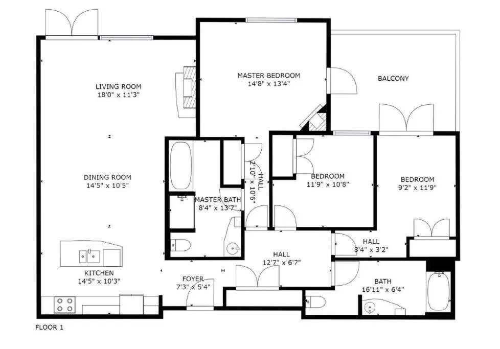 Floor Plan in Spectacular Penthouse With Amazing Views, Indoor Pool and Hot tub