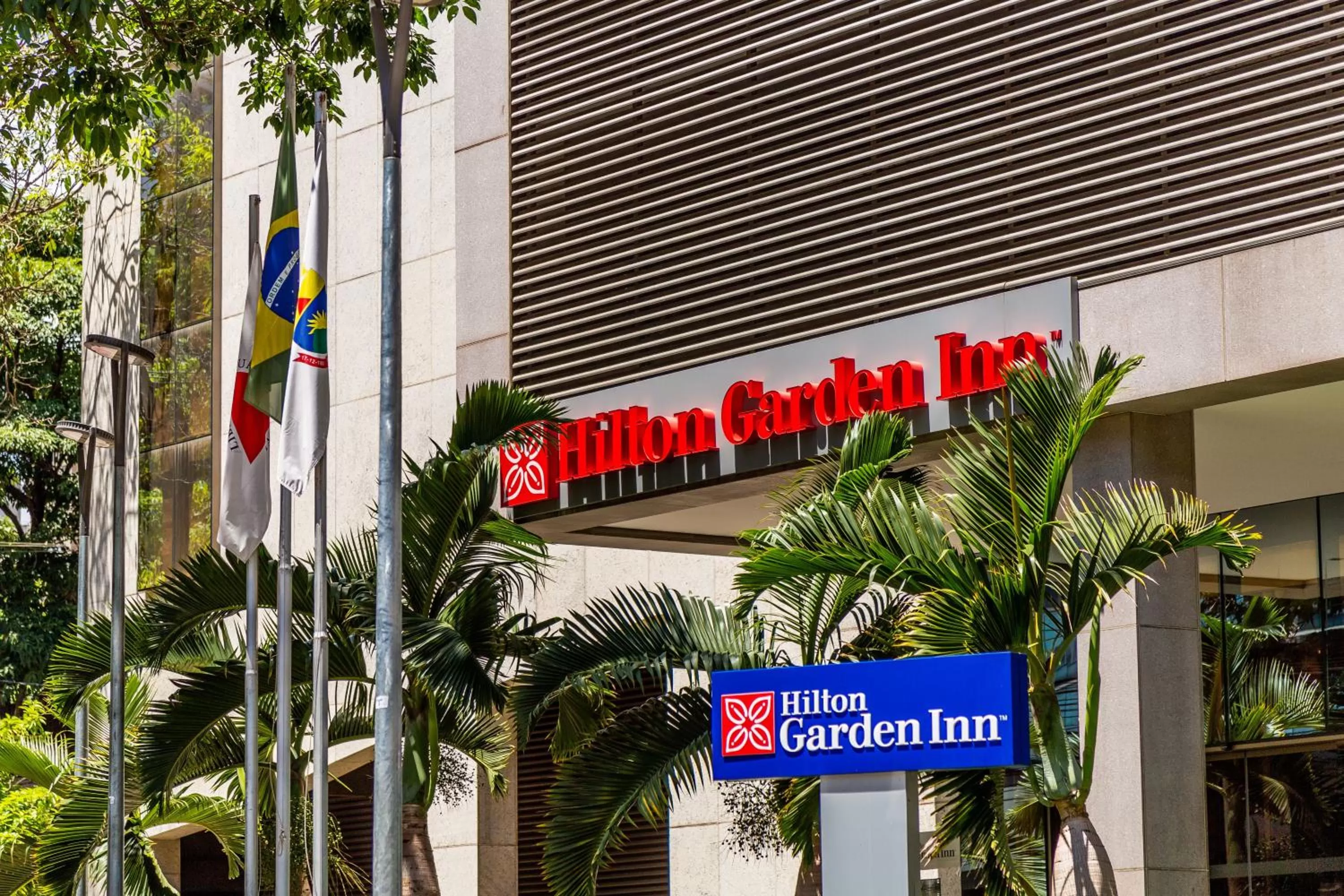 Property logo or sign in Hilton Garden Inn Belo Horizonte Lourdes