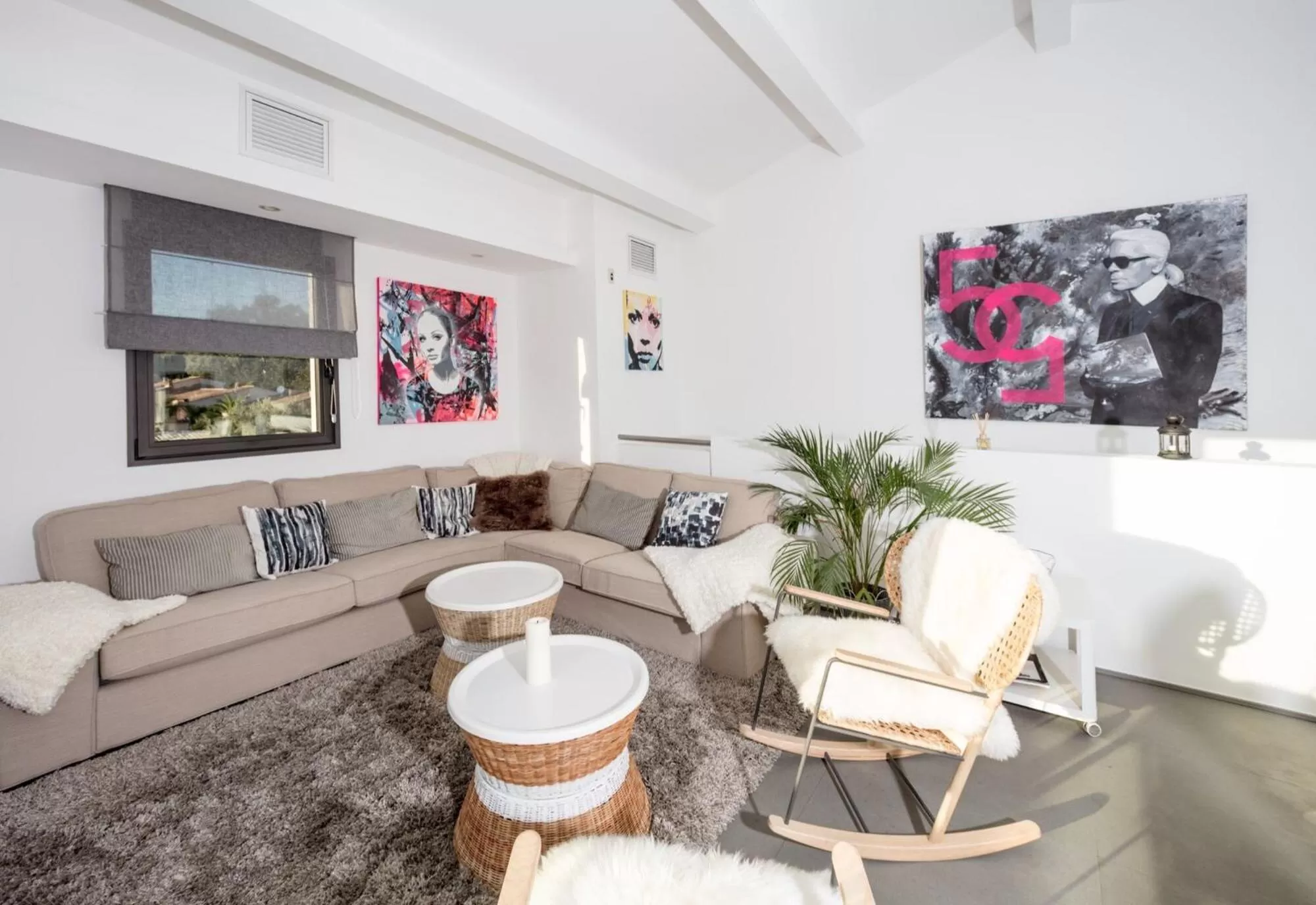 Living room in Hotel le Mandala