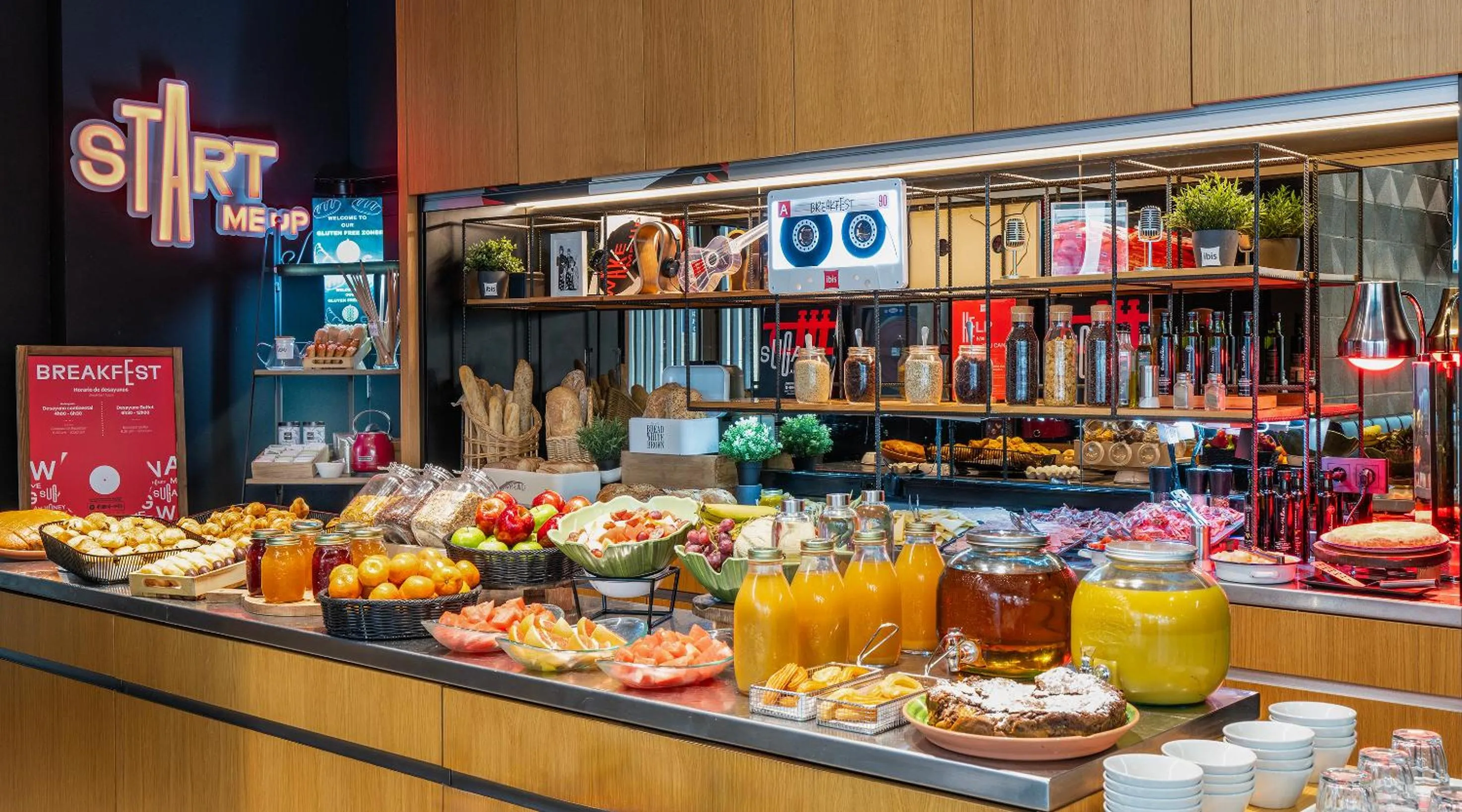 Breakfast in Ibis Barcelona Plaza Glòries 22@