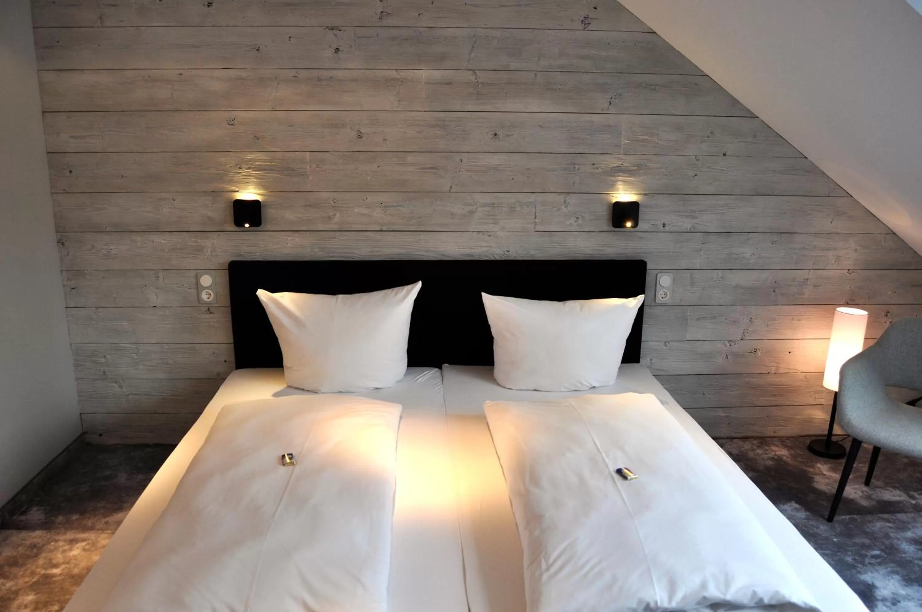 Bed in StrandBerg's Designhotel Viktoria