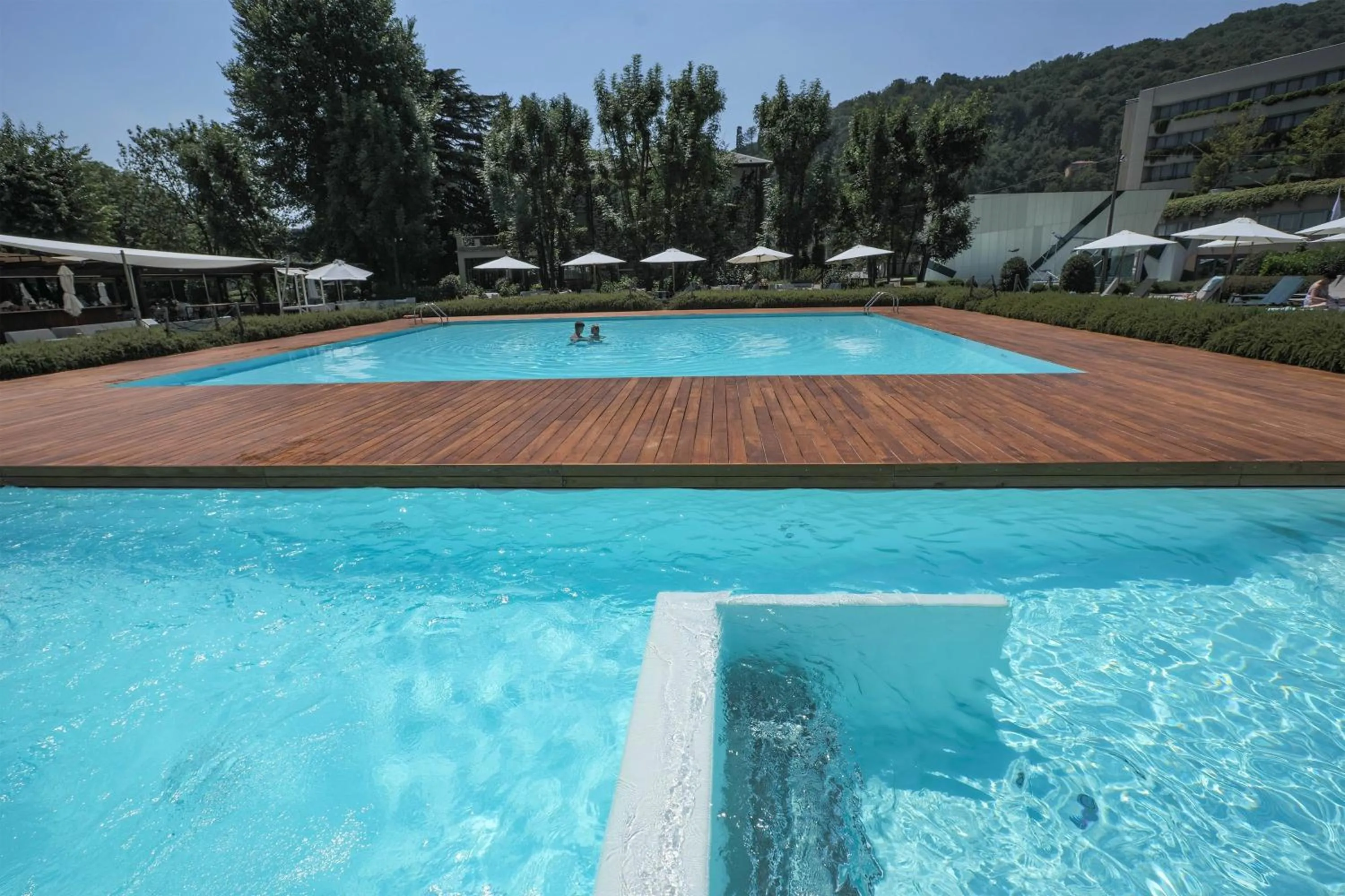 Swimming pool in Sheraton Lake Como Hotel