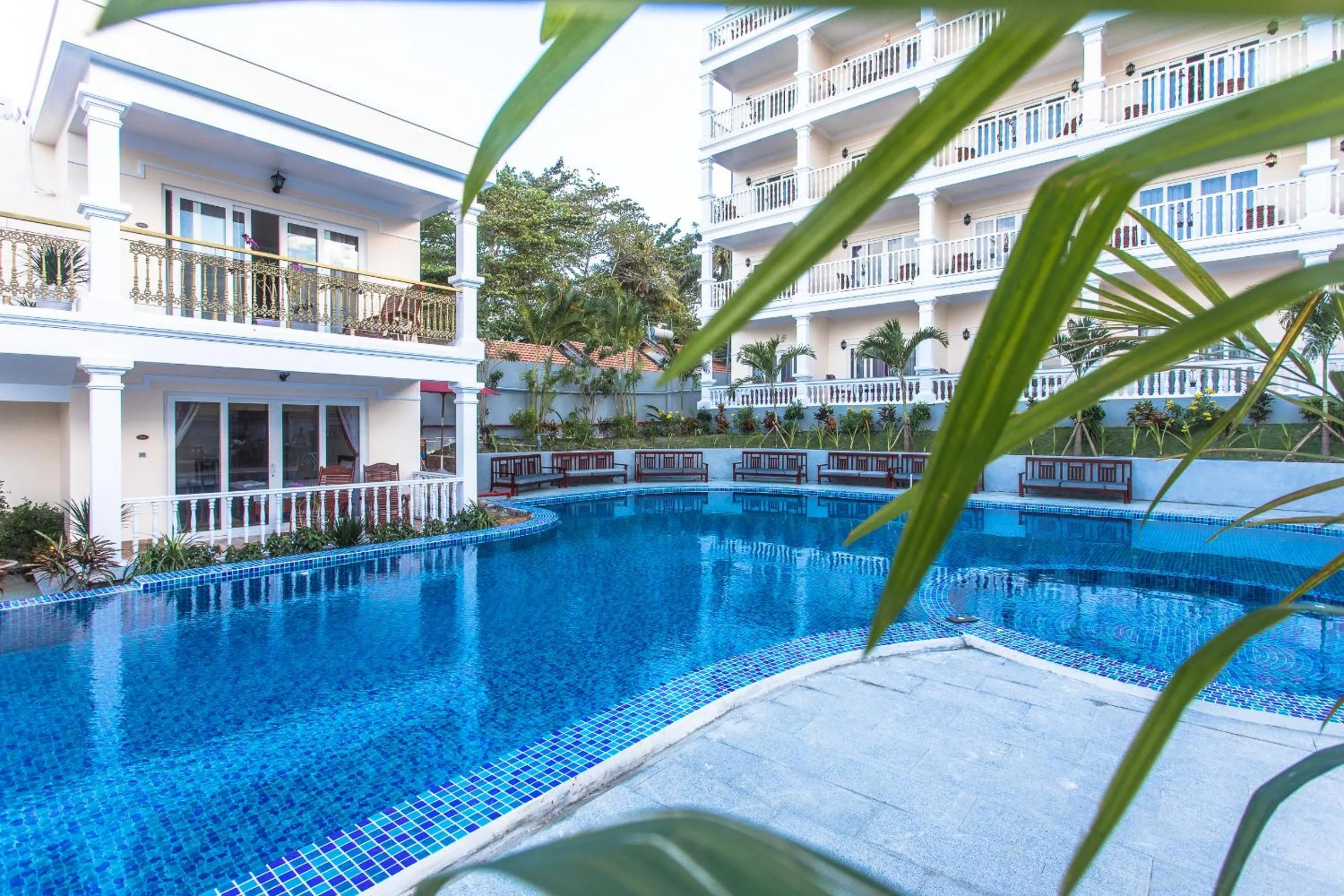 Swimming pool in Phuong Binh House