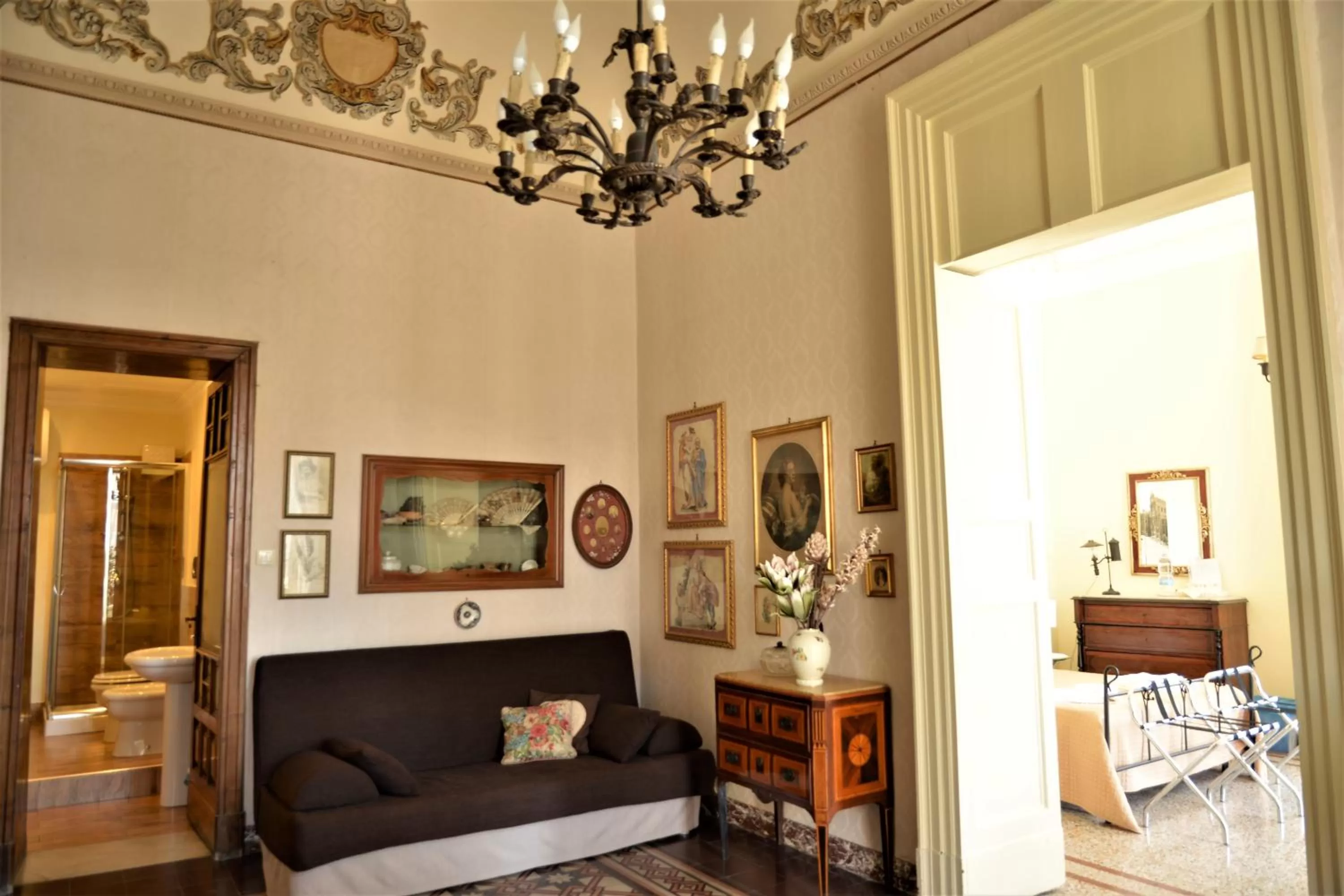 Seating area in B&B al Teatro Massimo