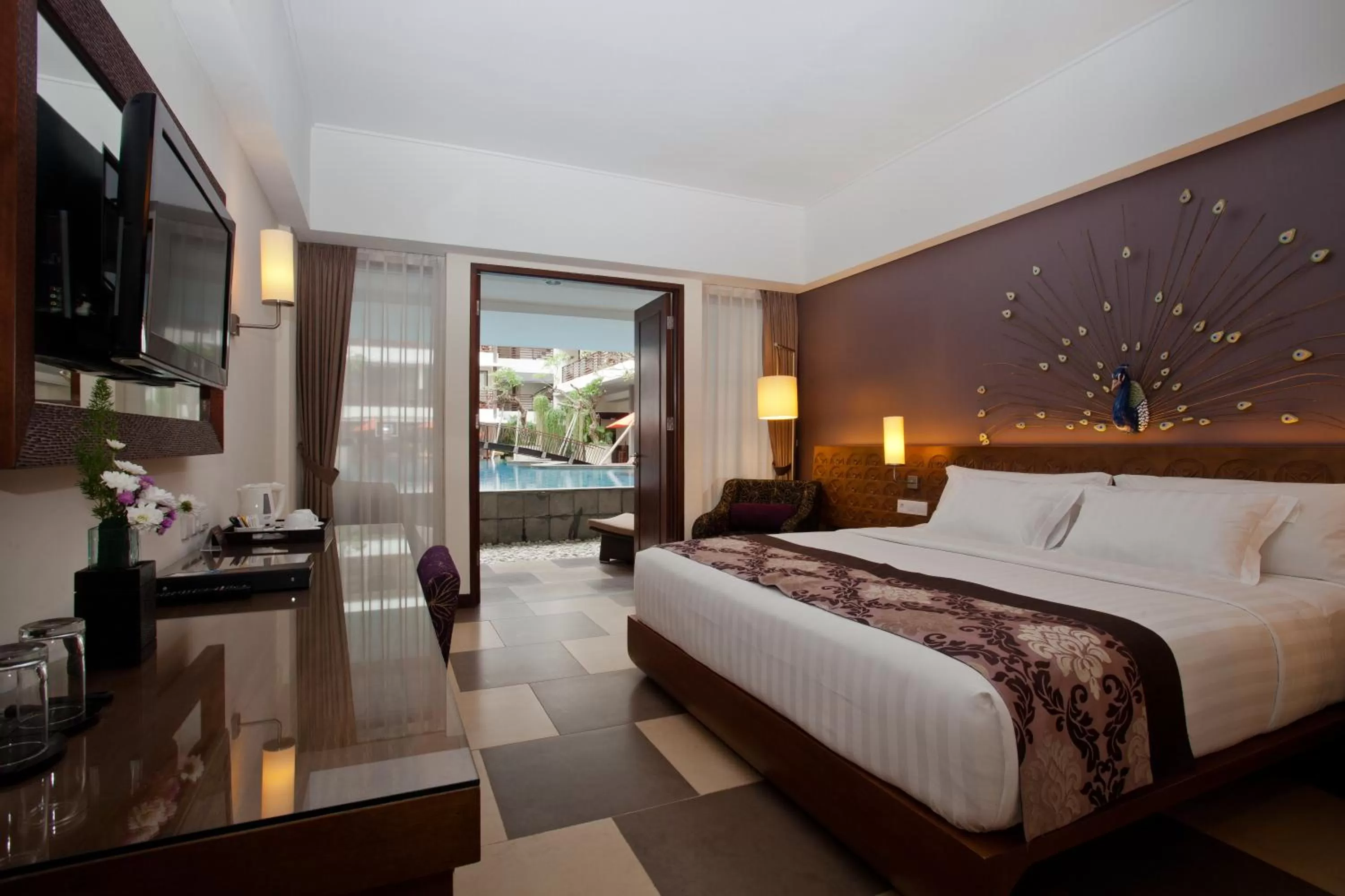 Bedroom, Bed in Sun Island Hotel & Spa Kuta