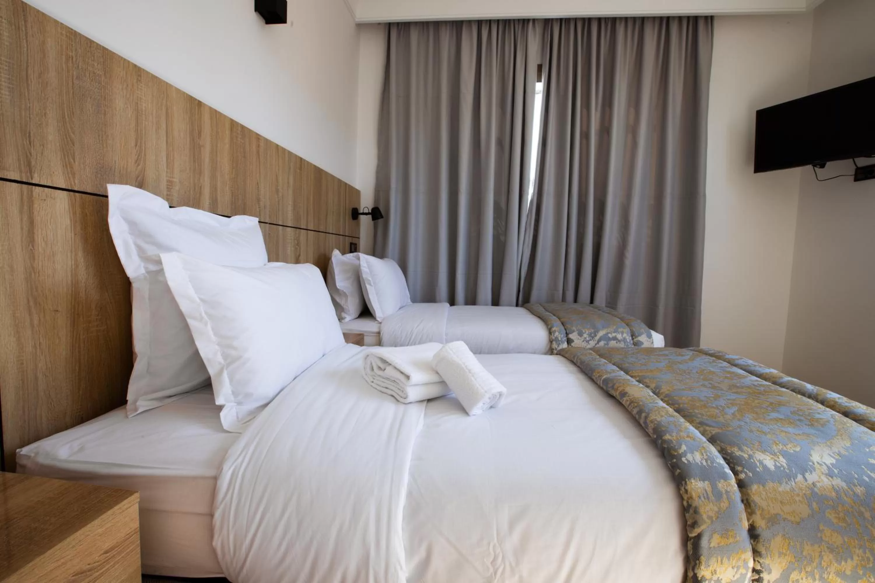 Bed in Karam City Hotel