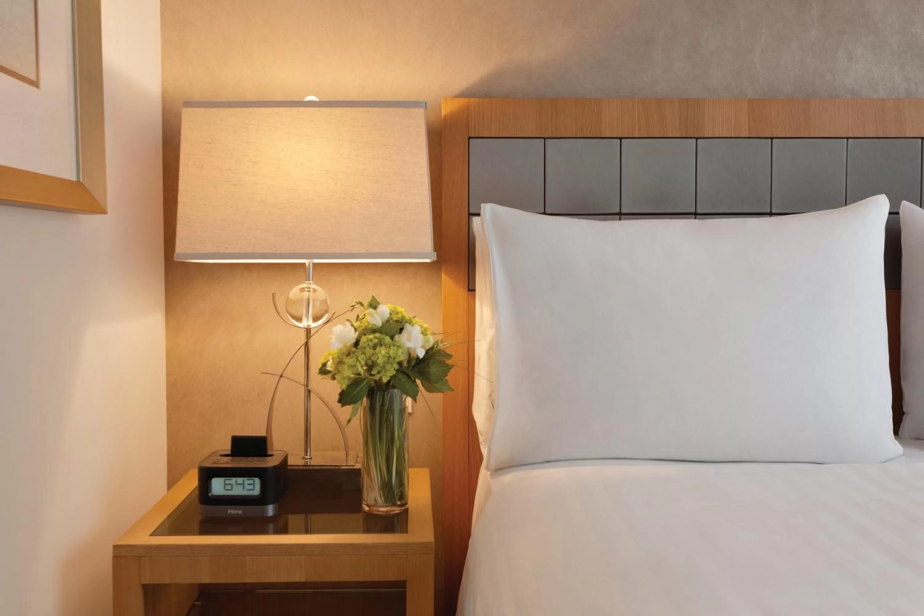 Decorative detail, Bed in Executive Hotel Le Soleil New York