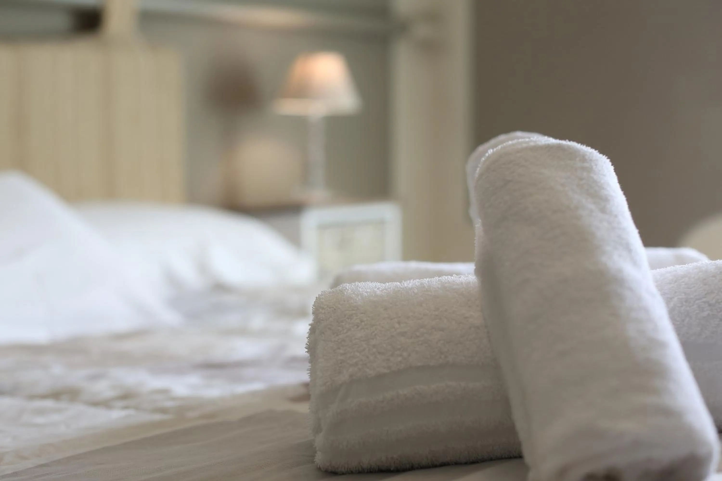 Bed in Hotel Andreis